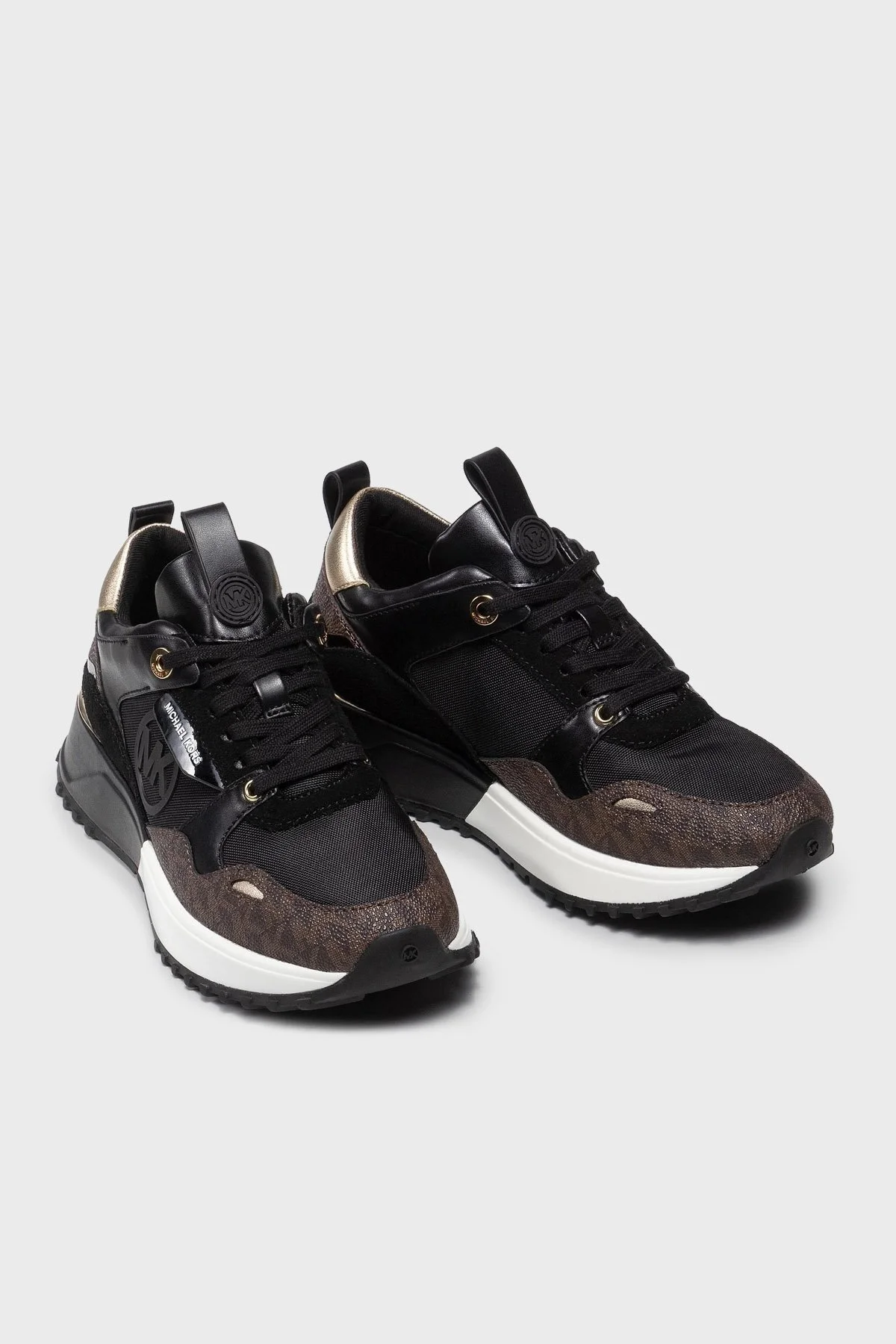 Michael Kors Logolu Hakiki Deri Sneaker Theo Bayan Ayakkabı 43F1THFS2B 001 SİYAH - 9