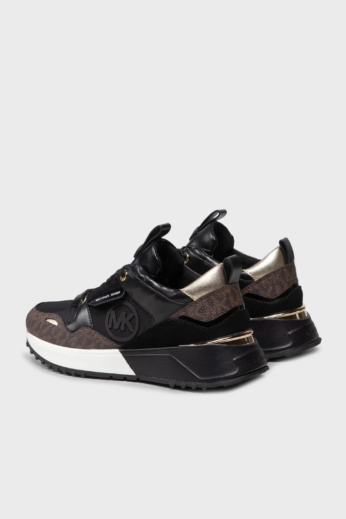 Michael Kors Logolu Hakiki Deri Sneaker Theo Bayan Ayakkabı 43F1THFS2B 001 SİYAH - 10