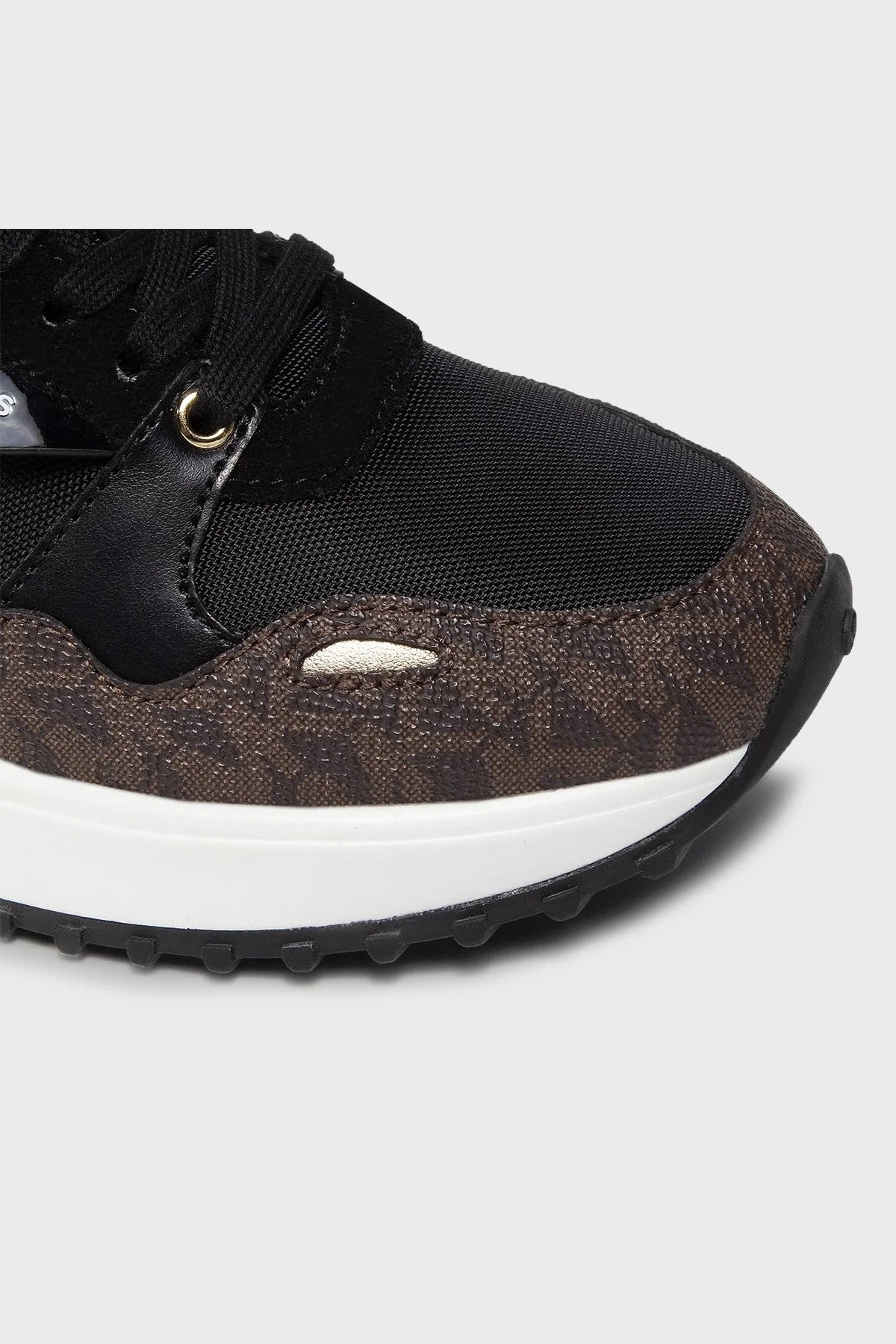 Michael Kors Logolu Hakiki Deri Sneaker Theo Bayan Ayakkabı 43F1THFS2B 001 SİYAH - 12