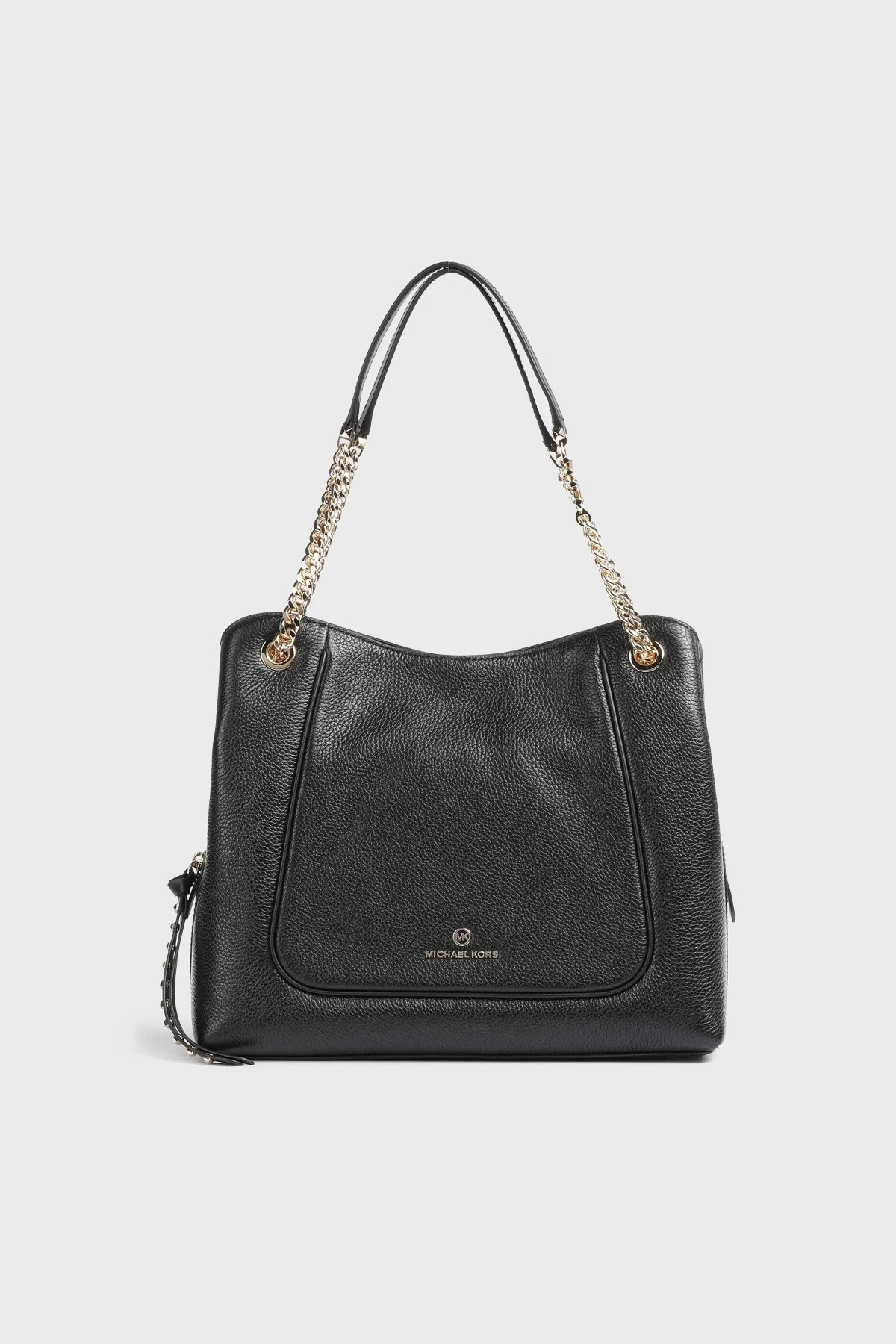 Michael Kors Logolu Hakiki Deri Zincir Askılı 30F2SP1E3L Bayan Çanta 30F2SP1E3L BLACK SİYAH - 1