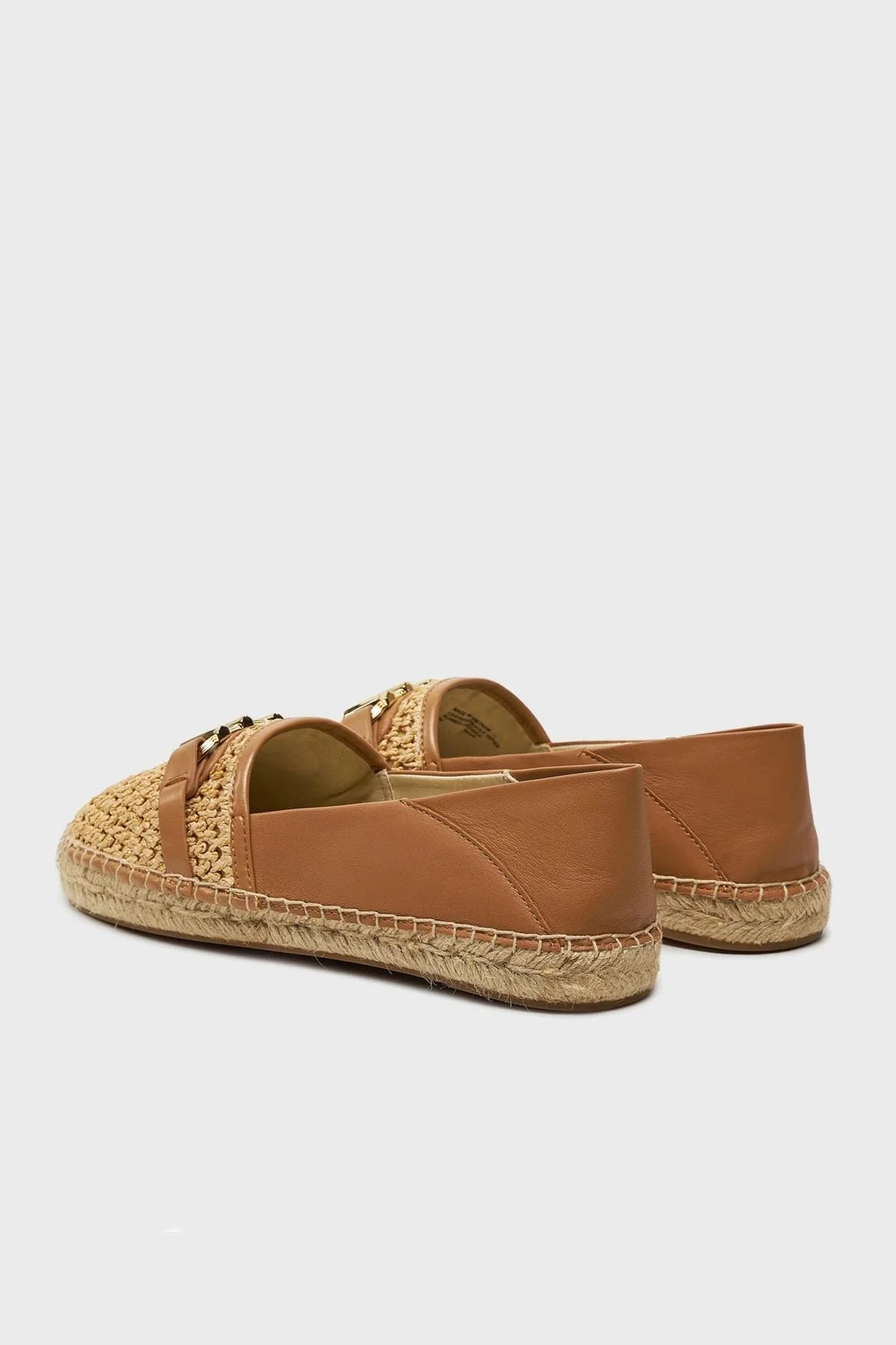 Michael Kors Logolu Hasır Detaylı Espadril 40S4EBFP2D174 Kadın Ayakkabı 40S4EBFP2D 174 TABA-BEJ - 3
