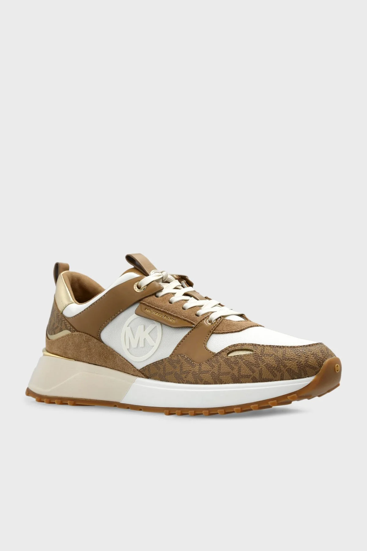 Michael Kors Logolu Kalın Taban Sneaker 43F1THFS2B293 Kadın Ayakkabı 43F1THFS2B 293 TABA - 4