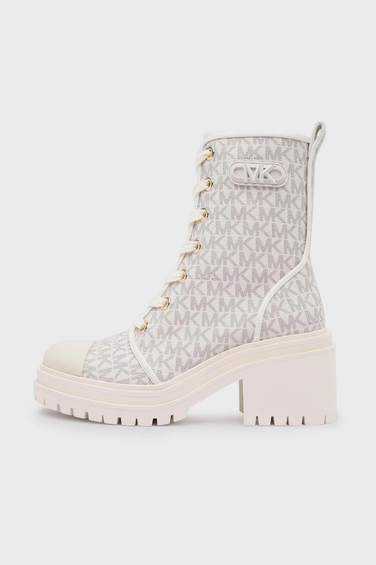 Michael Kors Kalın Tabanlı Fermuarlı 40F3HYME5B150 Bayan Bot 40F3HYME5B 150 EKRU - 2