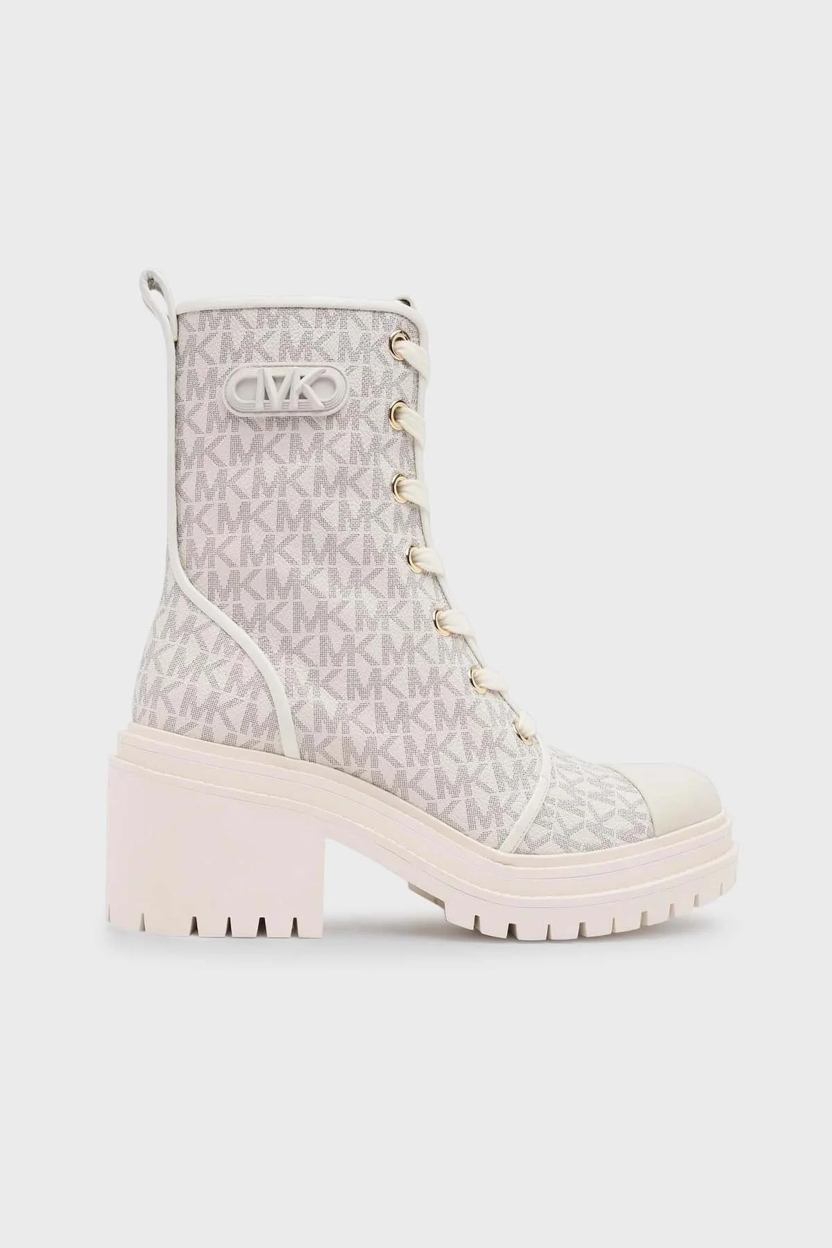 Michael Kors Kalın Tabanlı Fermuarlı 40F3HYME5B150 Kadın Bot 40F3HYME5B 150 EKRU - 1