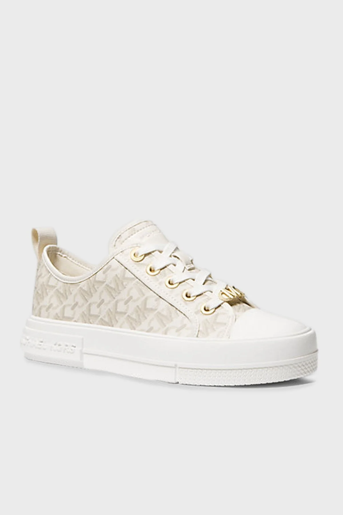 Michael Kors Logolu Kalın Tabanlı Sneaker 43H3EYFS1B150 Bayan Ayakkabı 43H3EYFS1B 150 EKRU - 6