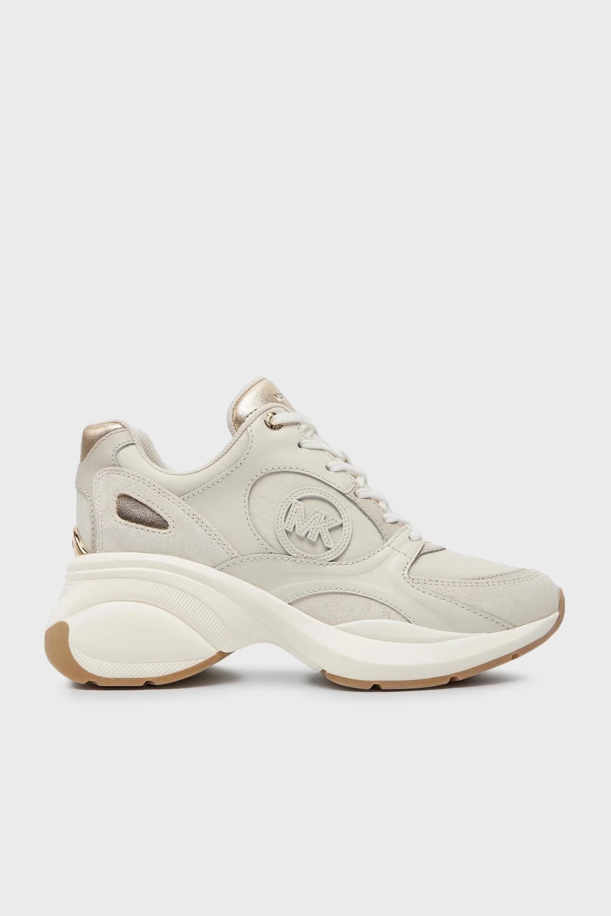 Michael Kors Logolu Kalın Tabanlı Sneaker 43S4ZUFS2D795 Bayan Ayakkabı 43S4ZUFS2D 795 GRİ - 1