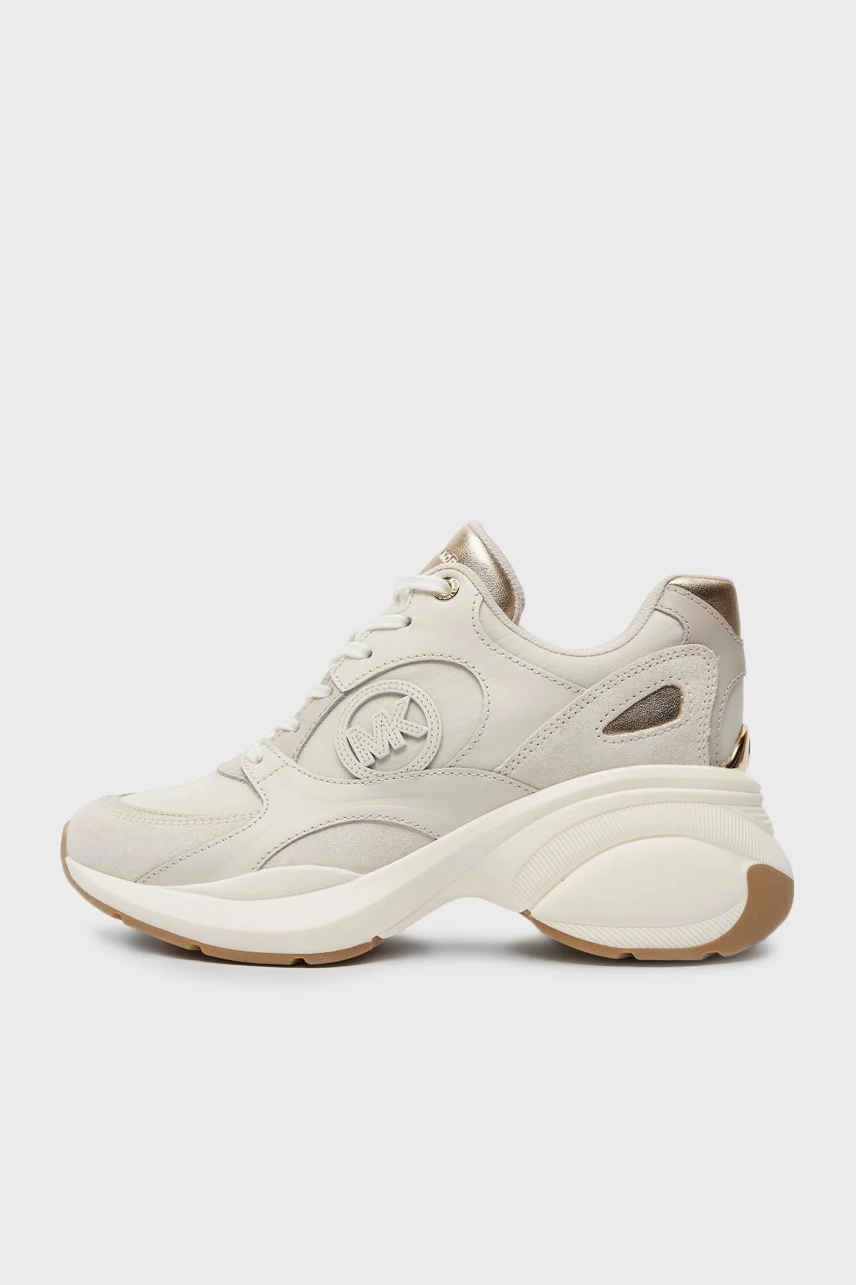 Michael Kors Logolu Kalın Tabanlı Sneaker 43S4ZUFS2D795 Bayan Ayakkabı 43S4ZUFS2D 795 GRİ - 2