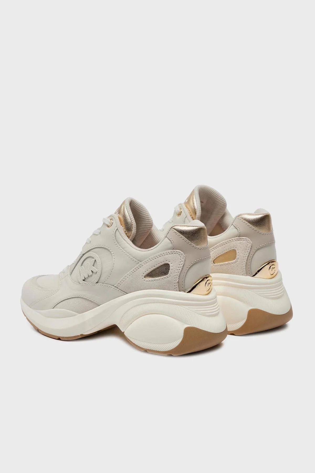 Michael Kors Logolu Kalın Tabanlı Sneaker 43S4ZUFS2D795 Bayan Ayakkabı 43S4ZUFS2D 795 GRİ - 3