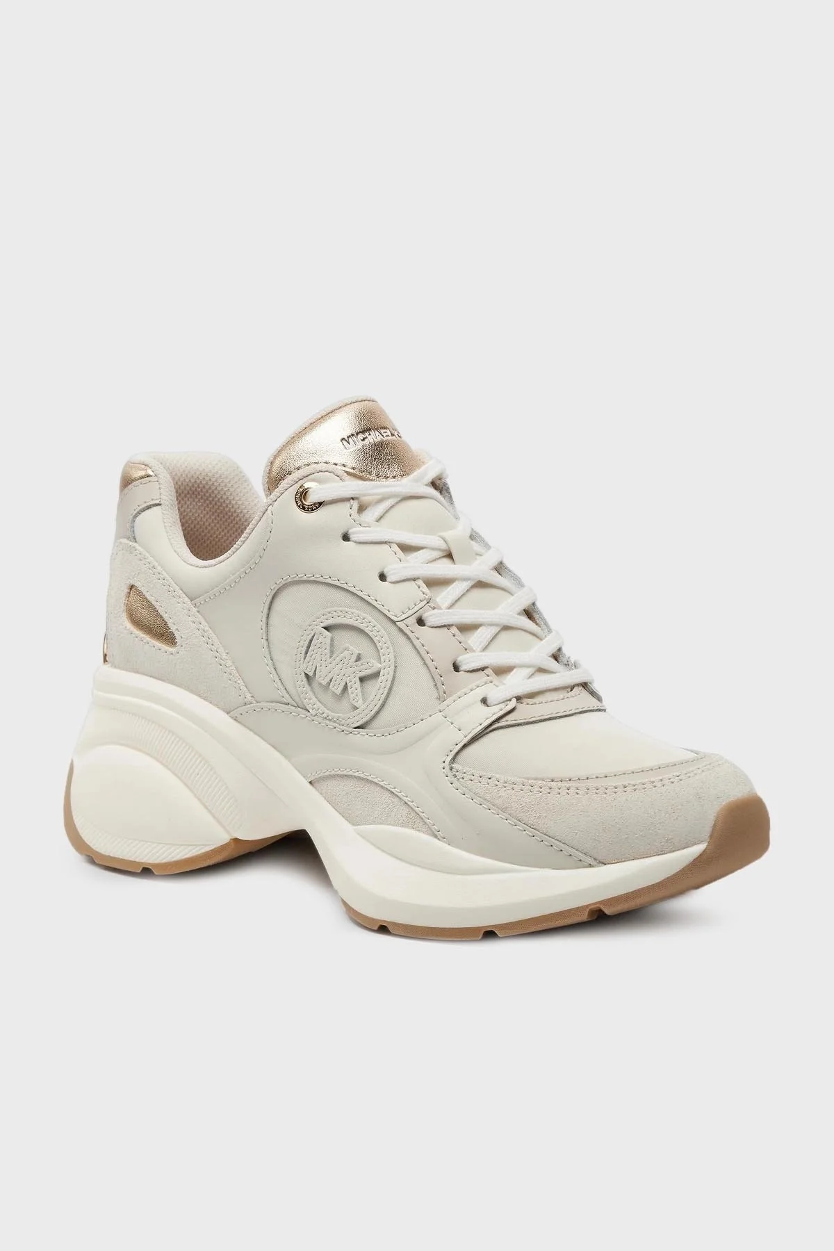 Michael Kors Logolu Kalın Tabanlı Sneaker 43S4ZUFS2D795 Bayan Ayakkabı 43S4ZUFS2D 795 GRİ - 6