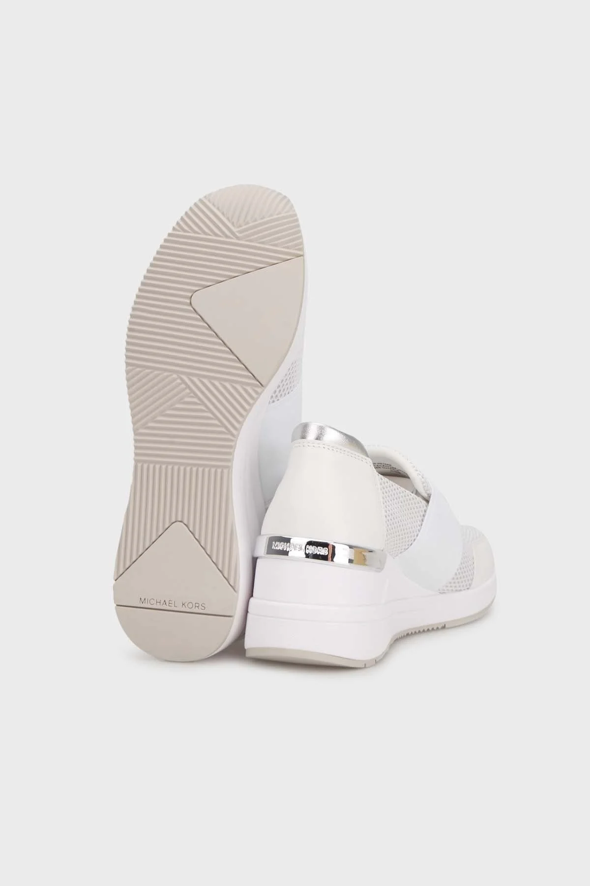 Michael Kors Logolu Kalın Tabanlı Sneaker 43T0FXFS5040 Bayan Ayakkabı 43T0FXFS5D 040 B BEYAZ - 4