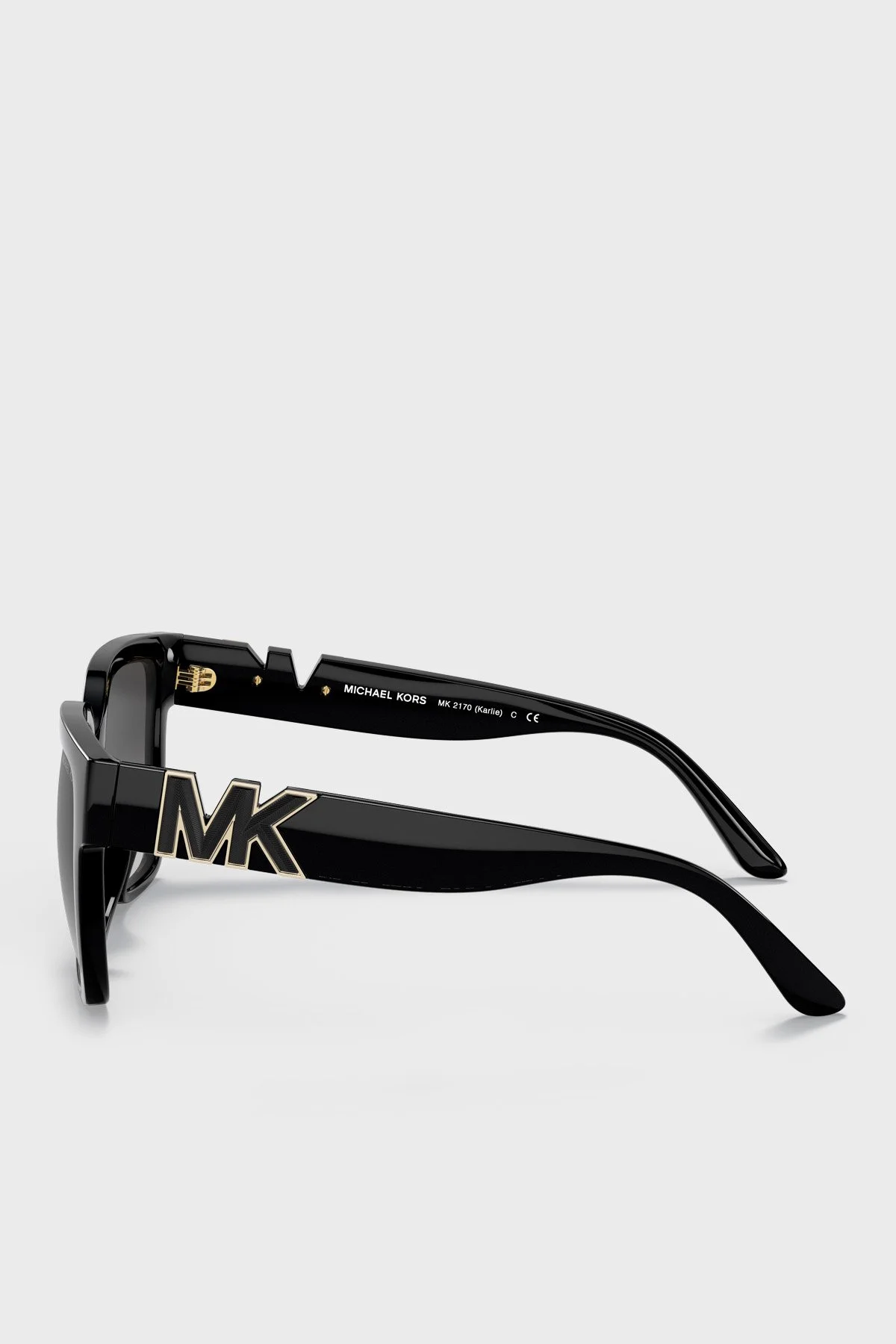 Michael Kors Logolu Kare Güneş 0MK2170U30058G54 Kadın Gözlük 0MK2170U 30058G 54 Siyah - 5