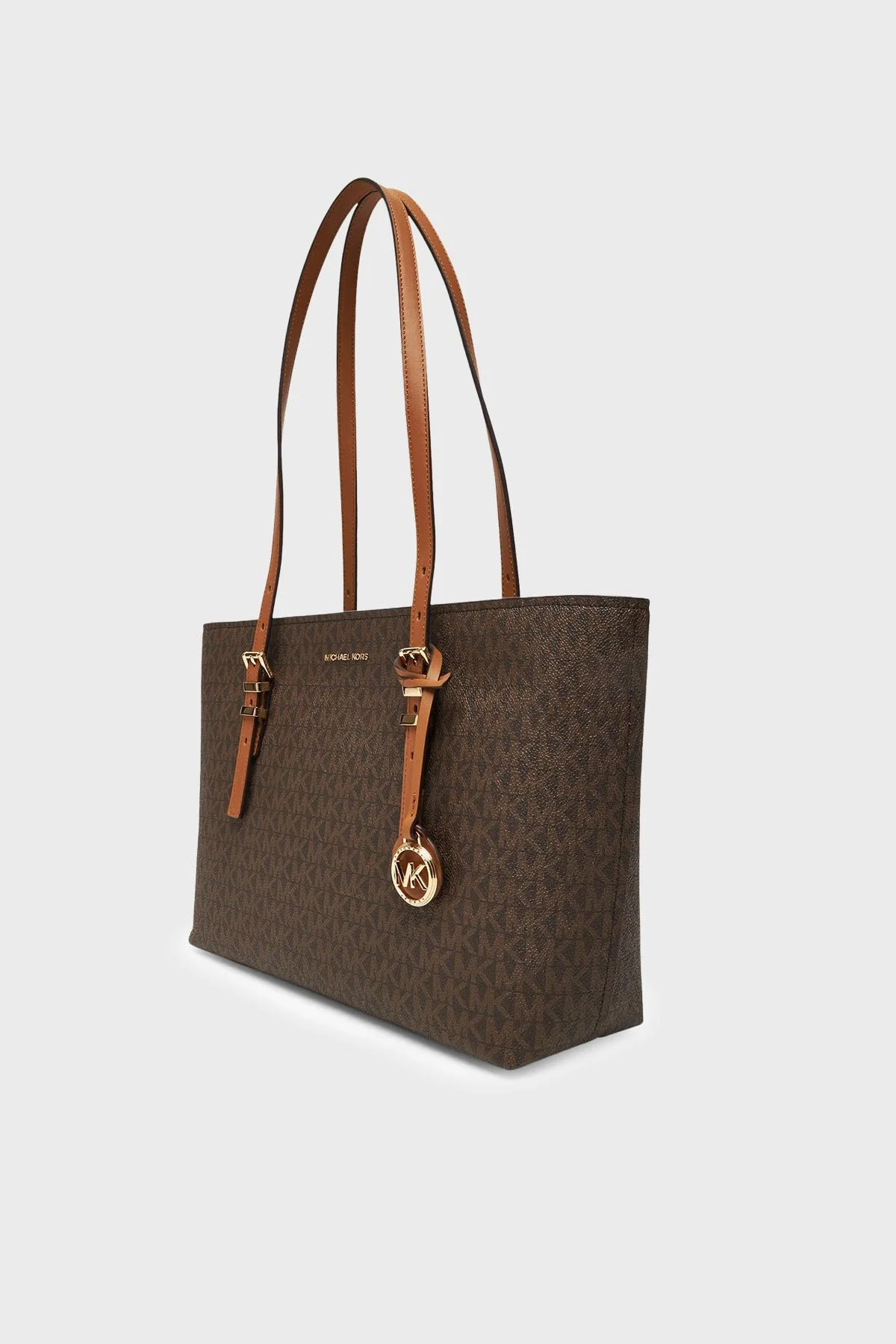 Michael Kors Logolu Omuz Askılı 30T5GQNT2B252 Kadın Çanta 30T5GQNT2B 252 Kahve - 5