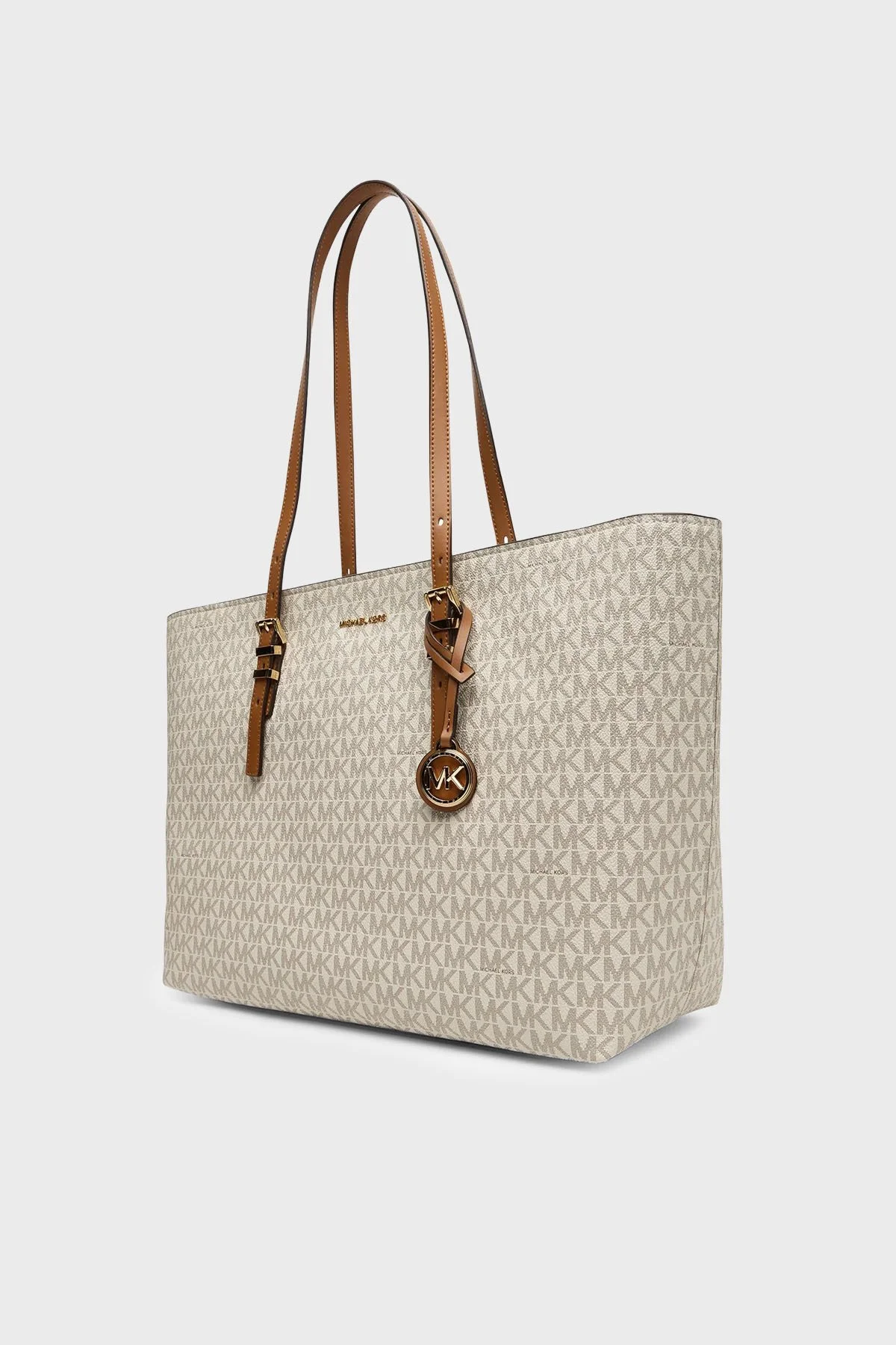 Michael Kors Logolu Omuz Askılı 30T5GQNT9B149 Kadın Çanta 30T5GQNT9B 149 Ekru - 4