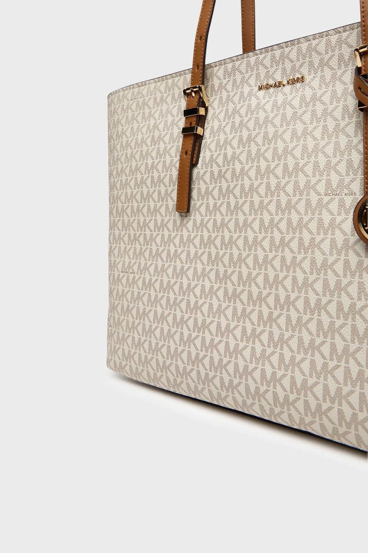 Michael Kors Logolu Omuz Askılı 30T5GQNT9B149 Kadın Çanta 30T5GQNT9B 149 Ekru - 6