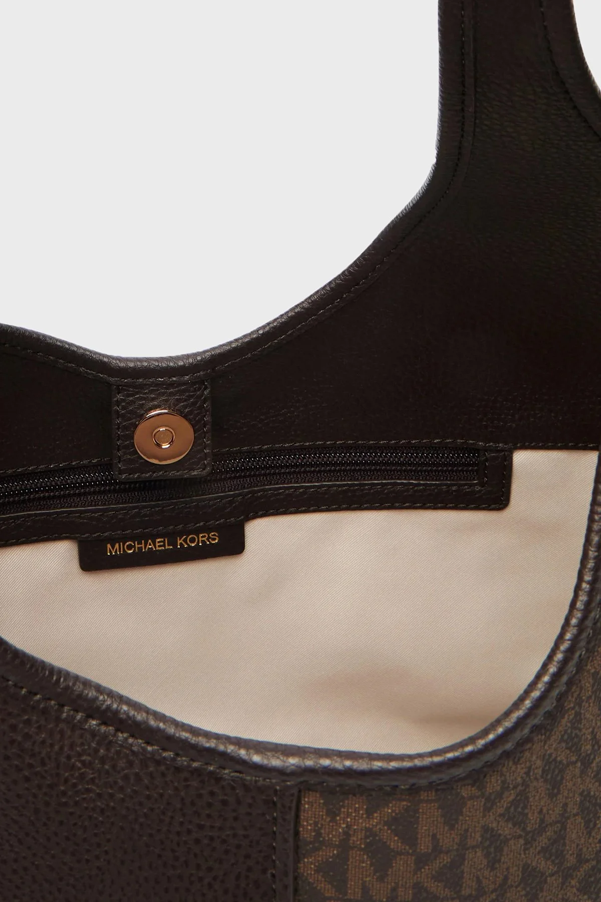Michael Kors Logolu Omuz Askılı 30T6G51T9B251 Kadın Çanta 30T6G51T9B 251 Kahve - 5