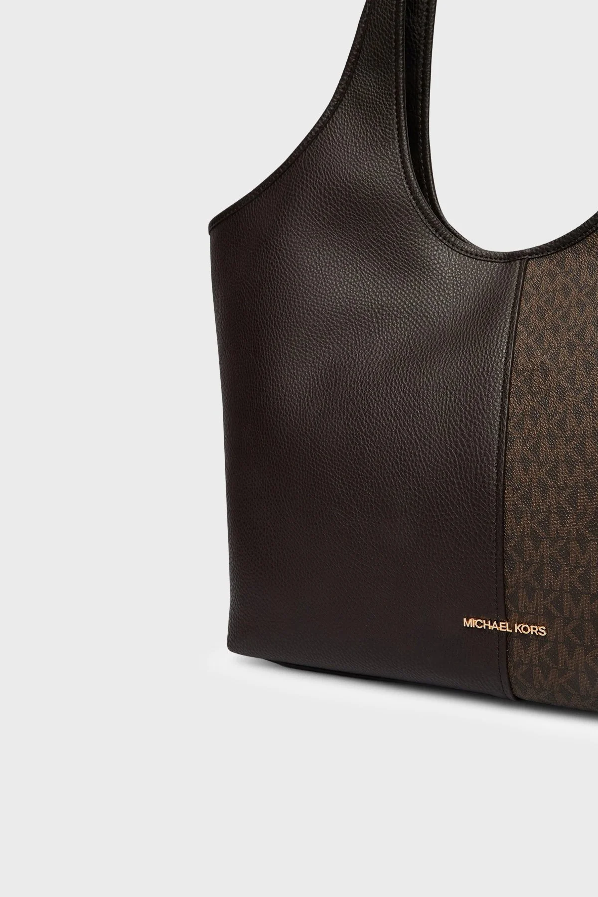 Michael Kors Logolu Omuz Askılı 30T6G51T9B251 Kadın Çanta 30T6G51T9B 251 Kahve - 6
