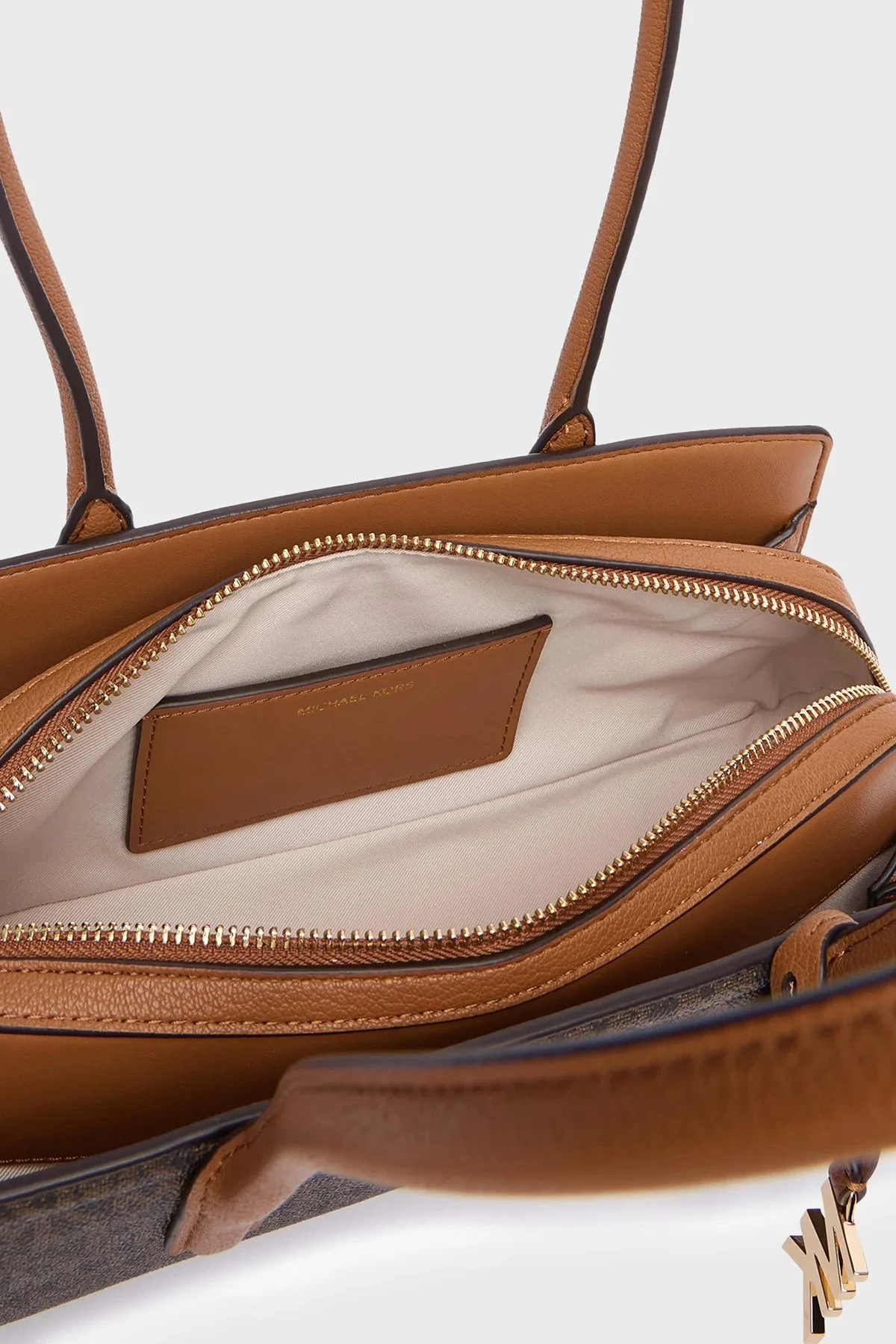 Michael Kors Logolu Omuz Askılı 30T6G9IT0B252 Kadın Çanta 30T6G9IT0B 252 Kahve - 5
