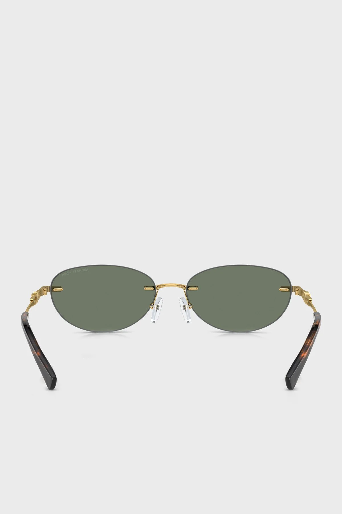 Michael Kors Logolu Oval Güneş 0MK115118963H58 Bayan Gözlük 0MK1151 18963H 58 Yeşil - 4