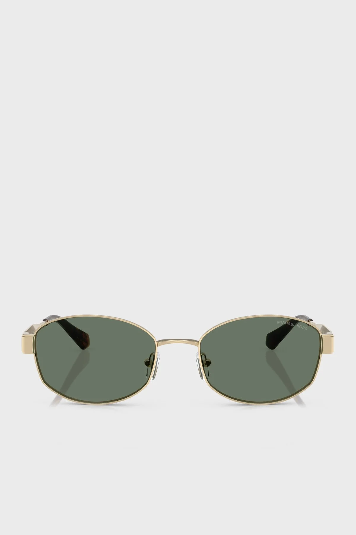 Michael Kors Logolu Oval Güneş 0MK116110143H56 Kadın Gözlük 0MK1161 10143H 56 Altın - 3