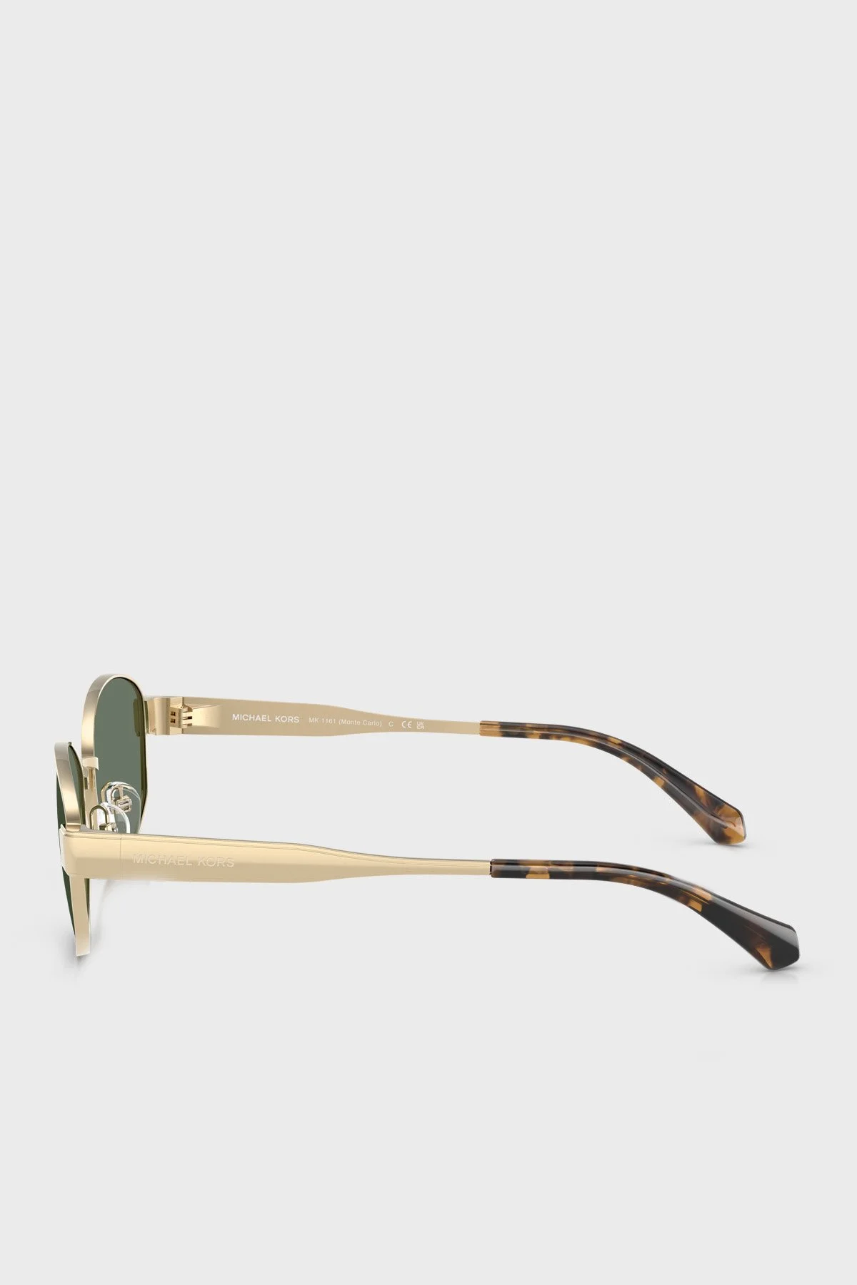 Michael Kors Logolu Oval Güneş 0MK116110143H56 Kadın Gözlük 0MK1161 10143H 56 Altın - 4