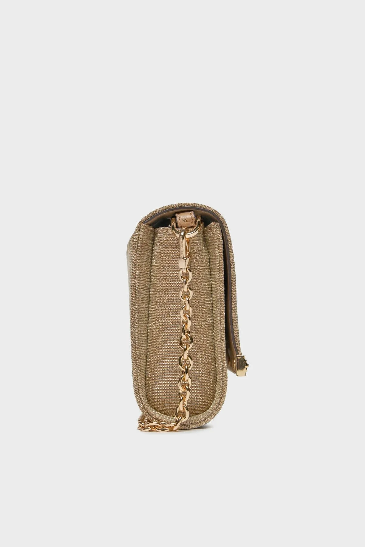 Michael Kors Logolu Parıltılı Çıkarılabilir Zincir Askılı 30R4G8OC3O740 Bayan Çanta 30R4G8OC3O 740 GOLD - 3