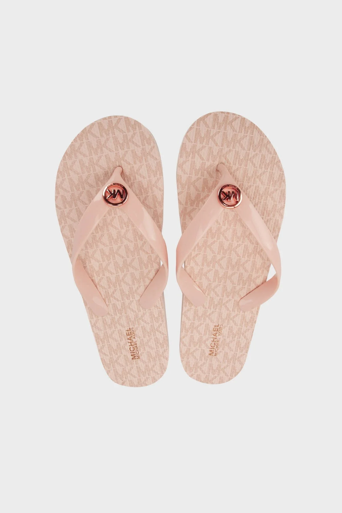 Michael Kors Logolu Parmak Arası 49S9MKFA1Q857 Bayan Terlik 49S9MKFA1Q 857 PUDRA - 5
