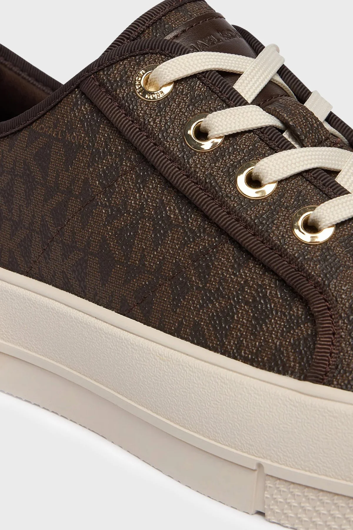Michael Kors Logolu Platform Sneaker 43F5EYFS1B200 Kadın Ayakkabı 43F5EYFS1B 200 Kahve - 5