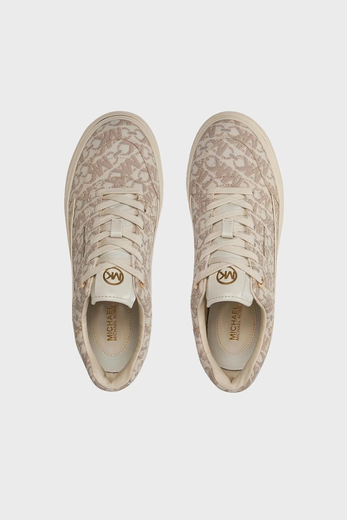 Michael Kors Logolu Platform Sneaker 43R4HYFS1B150 Bayan Ayakkabı 43R4HYFS1B 150 BEJ - 6