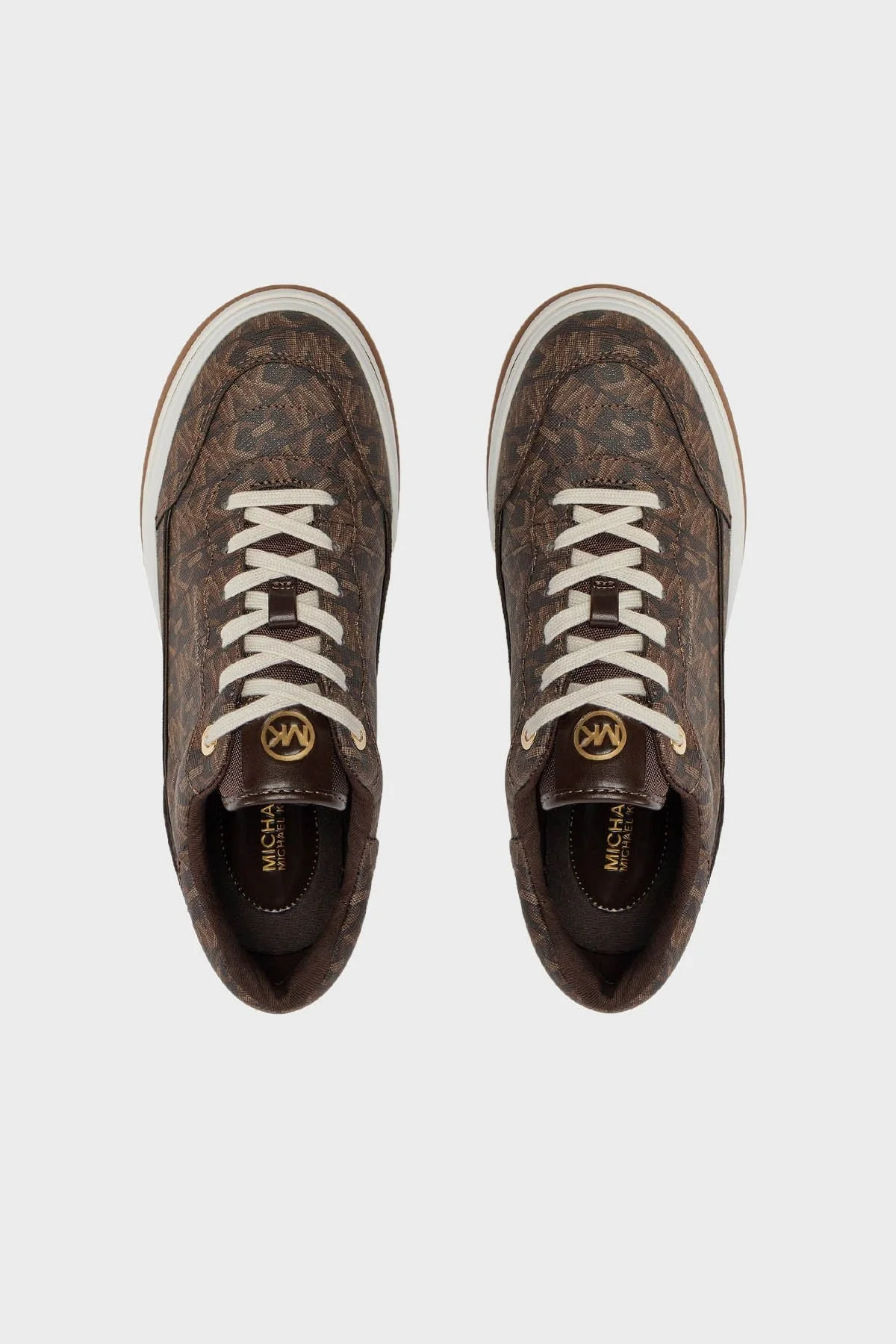 Michael Kors Logolu Platform Sneaker 43R4HYFS1B200 Bayan Ayakkabı 43R4HYFS1B 200 KAHVE - 5