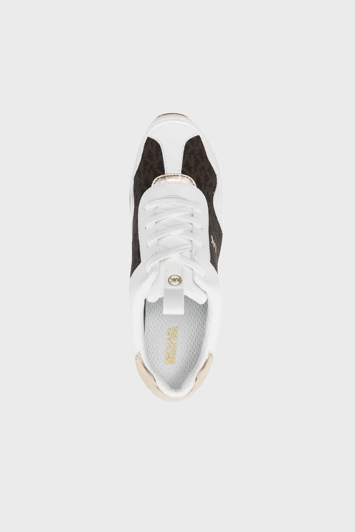 Michael Kors Logolu Platform Sneaker 43R4RNFSAB200 Kadın Ayakkabı 43R4RNFSAB 200 KAHVE - 4