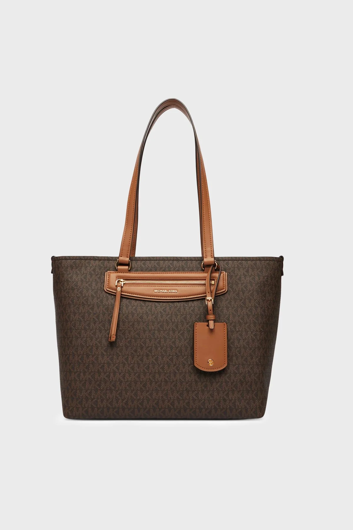 Michael Kors Logolu Sabit Askılı Kadın Çanta 30S6GTVT2B 252 Kahve - 1