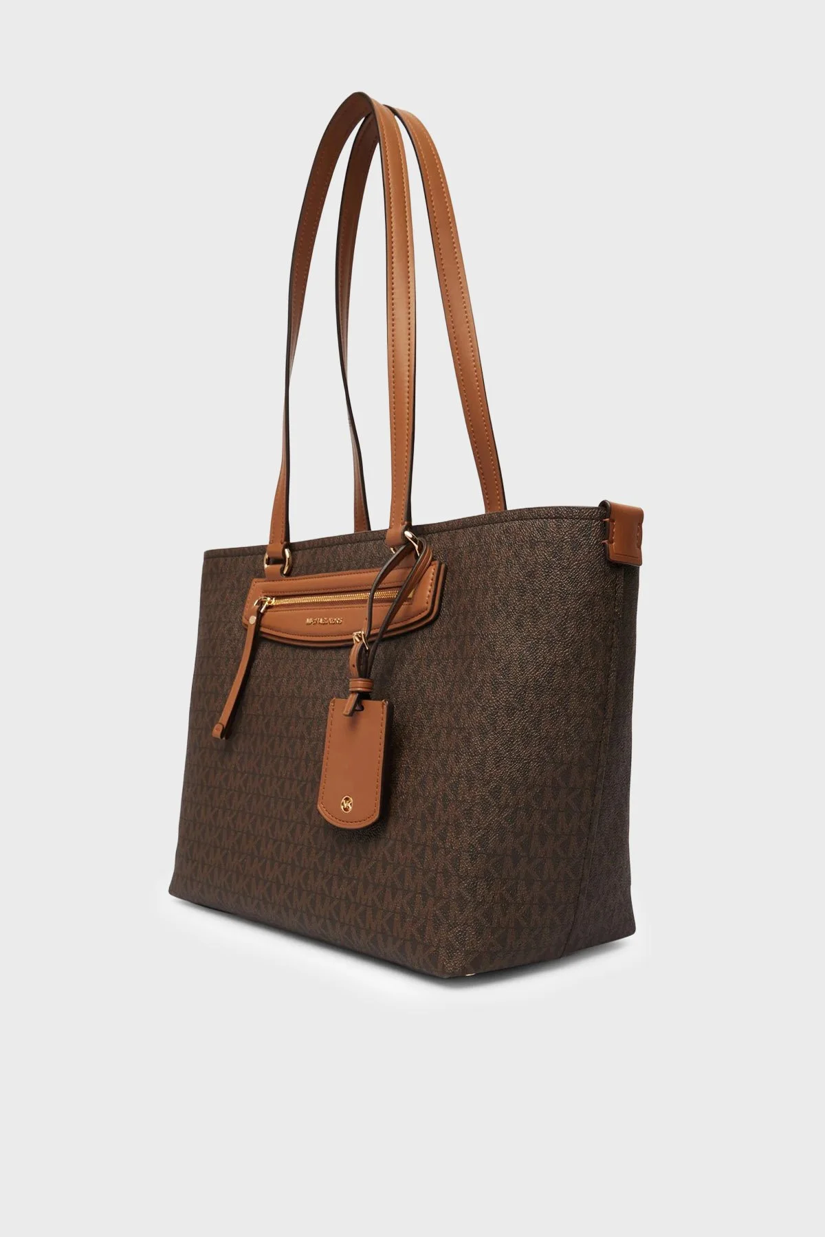 Michael Kors Logolu Sabit Askılı Kadın Çanta 30S6GTVT2B 252 Kahve - 6