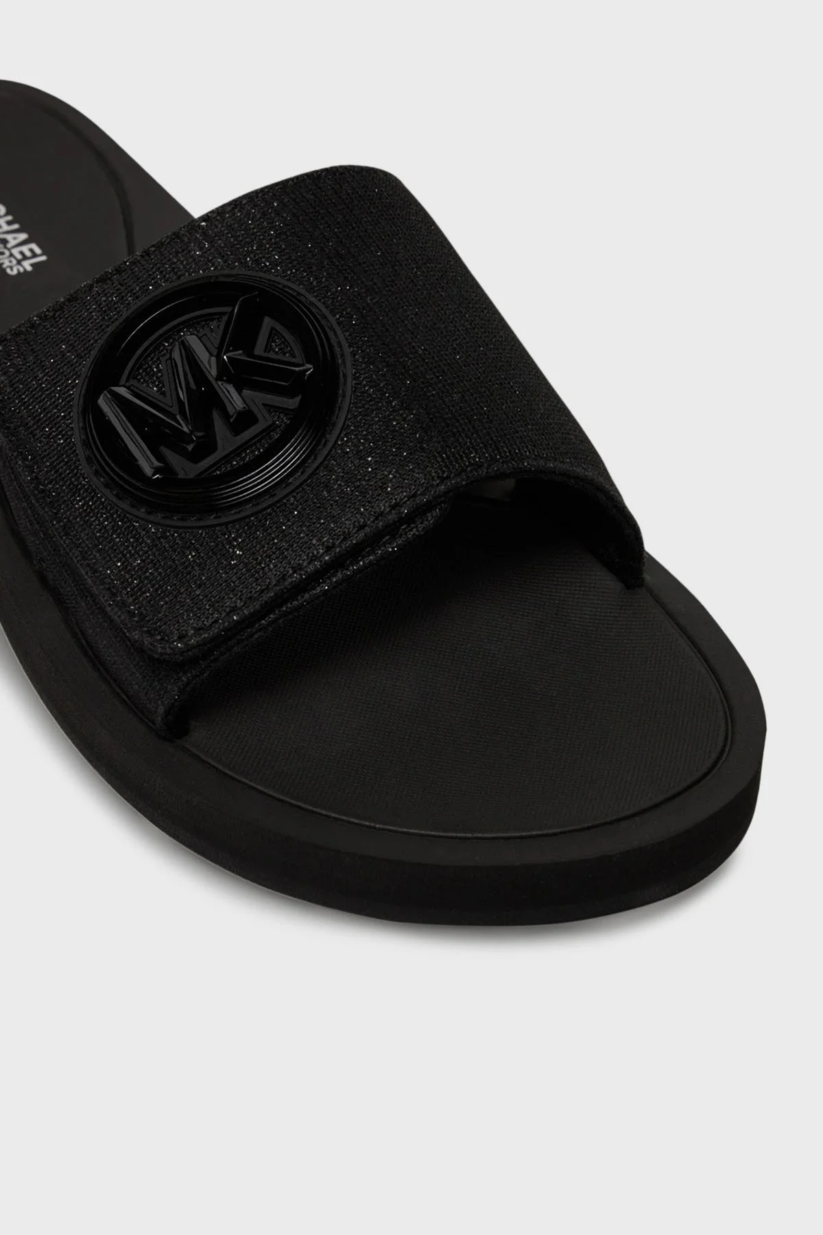 Michael Kors Logolu Simli 40S4MKFA1D001 Bayan Terlik 40S4MKFA1D 001 SİYAH - 11