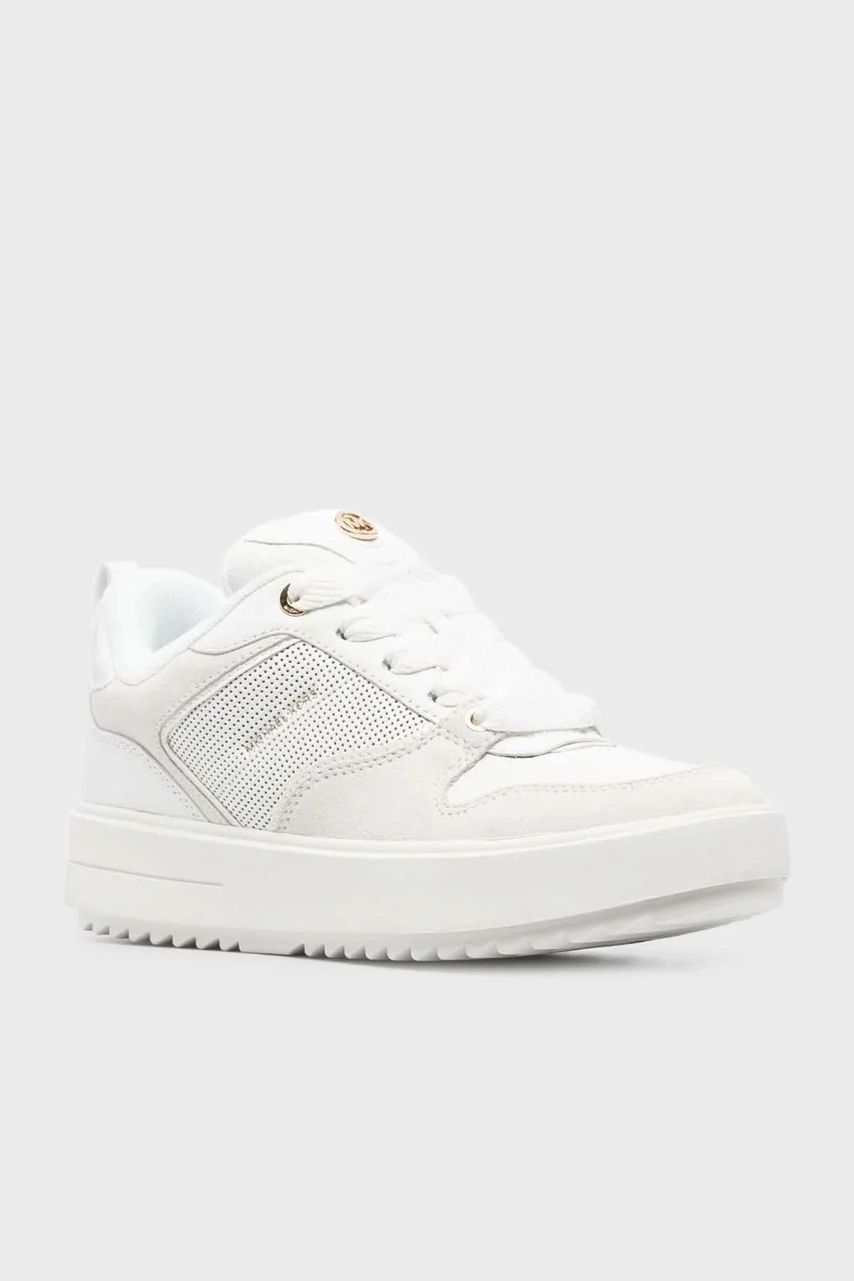Michael Kors Logolu Sneaker 43F3RMFS1L085 Bayan Ayakkabı 43F3RMFS1L 085 BEYAZ - 3
