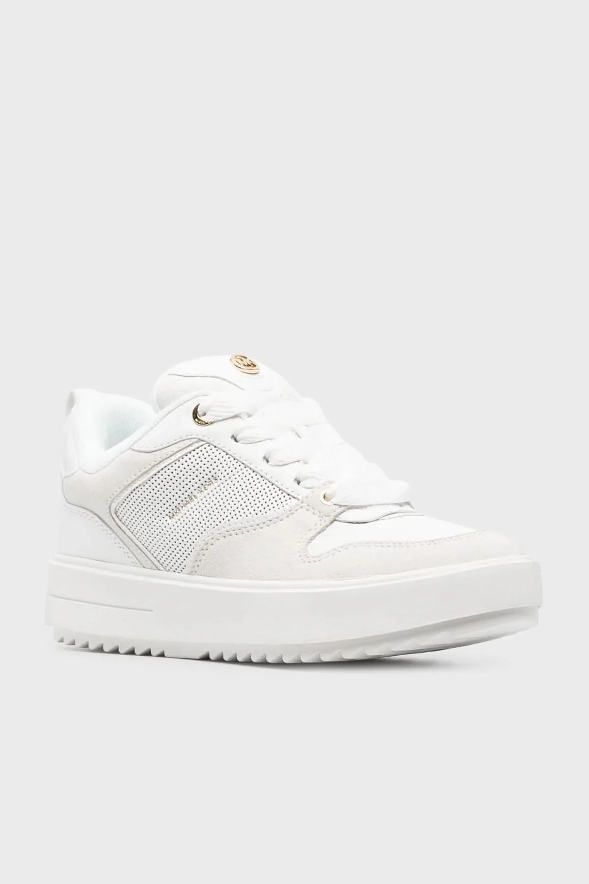 Michael Kors Logolu Sneaker 43F3RMFS1L085 Bayan Ayakkabı 43F3RMFS1L 085 BEYAZ - 4