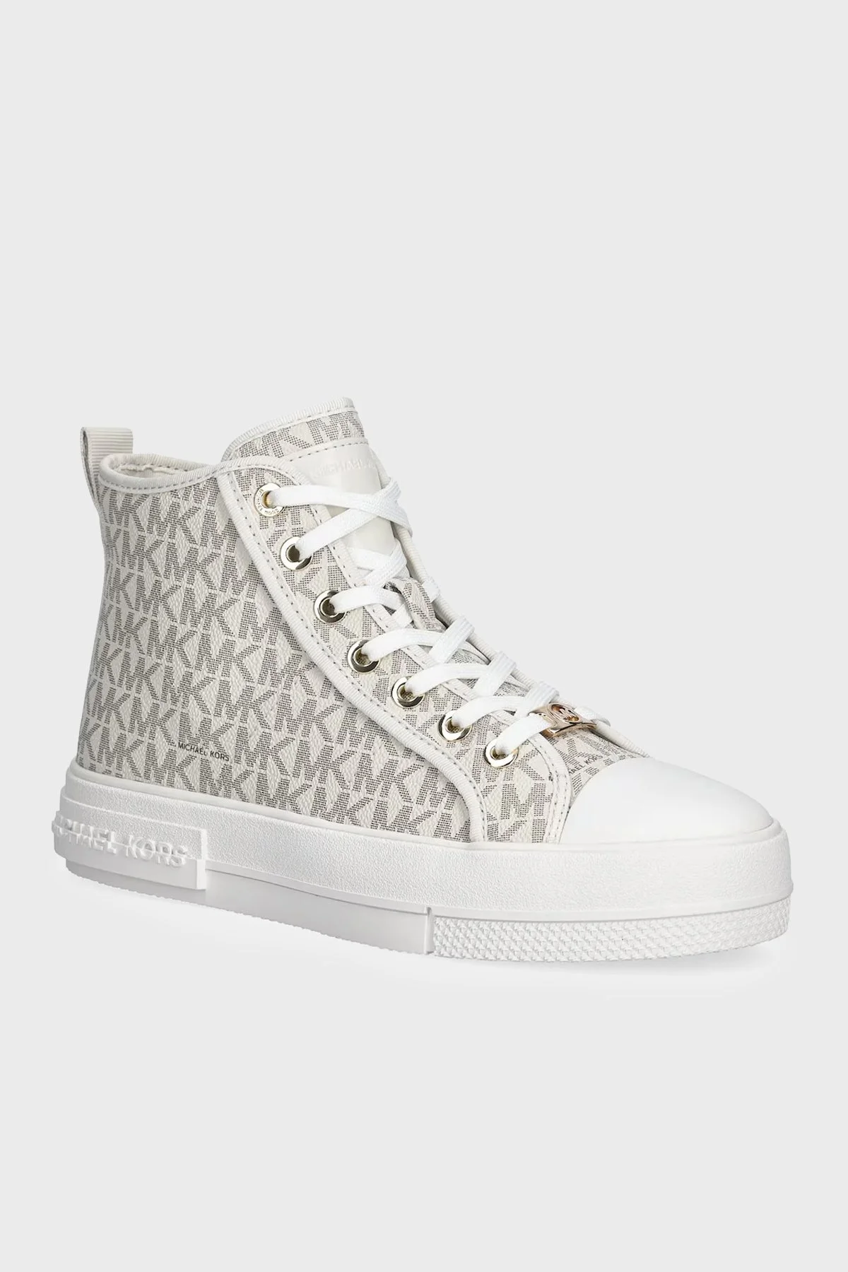 Michael Kors Logolu Sneaker 43F5EYFE5B150 Bayan Ayakkabı 43F5EYFE5B 150 EKRU - 3