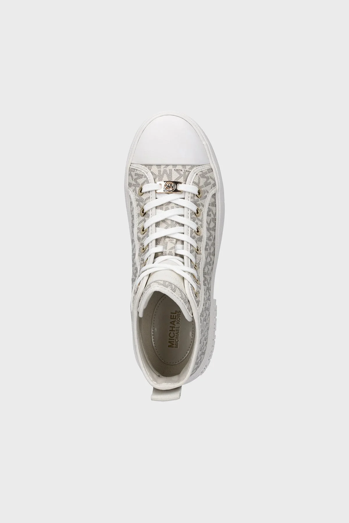 Michael Kors Logolu Sneaker 43F5EYFE5B150 Kadın Ayakkabı 43F5EYFE5B 150 EKRU - 4