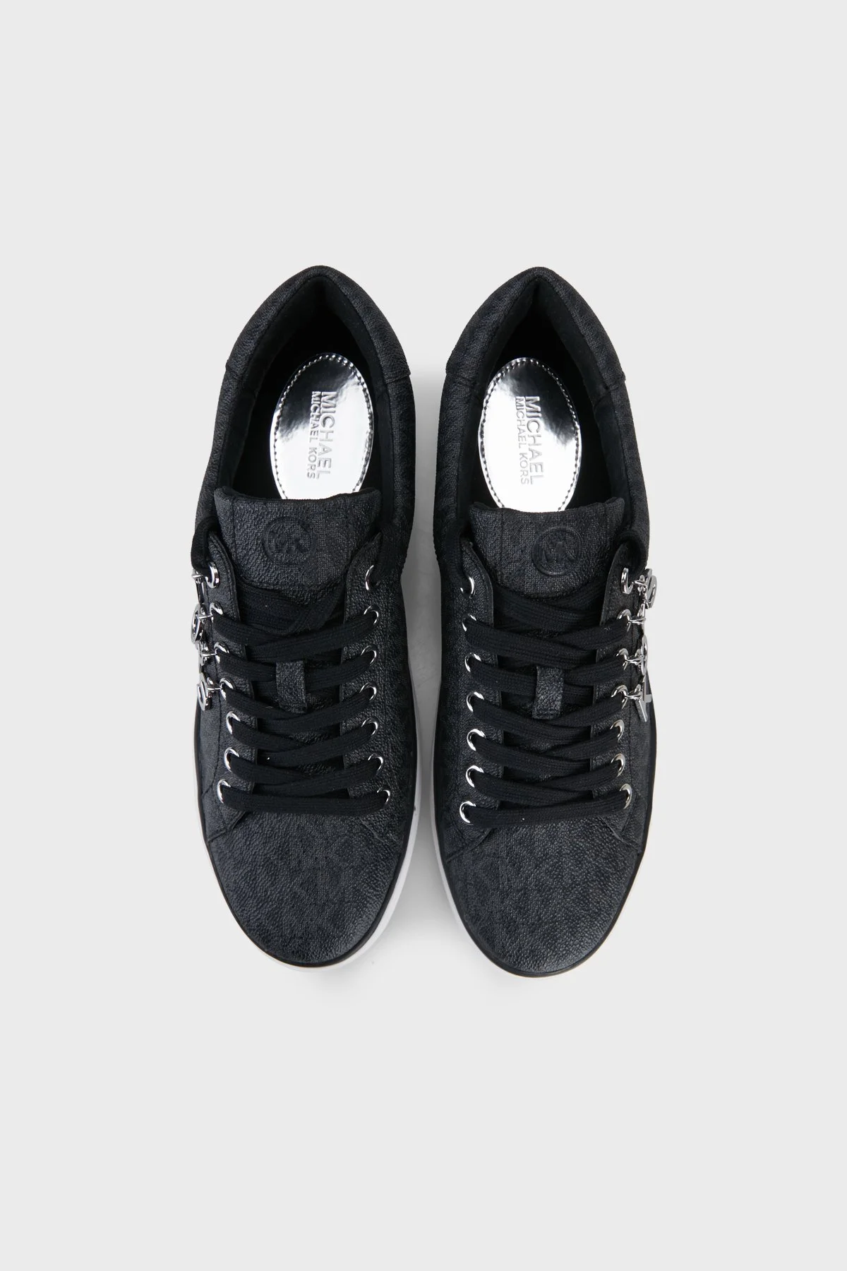 Michael Kors Logolu Sneaker 43R2CHFS4B001 Kadın Ayakkabı 43R2CHFS4B 001 Siyah - 4