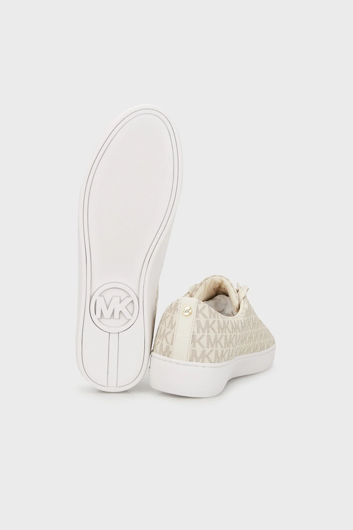 Michael Kors Logolu Sneaker 43R4KTFS1B150 Bayan Ayakkabı 43R4KTFS1B 150 BEJ - 4