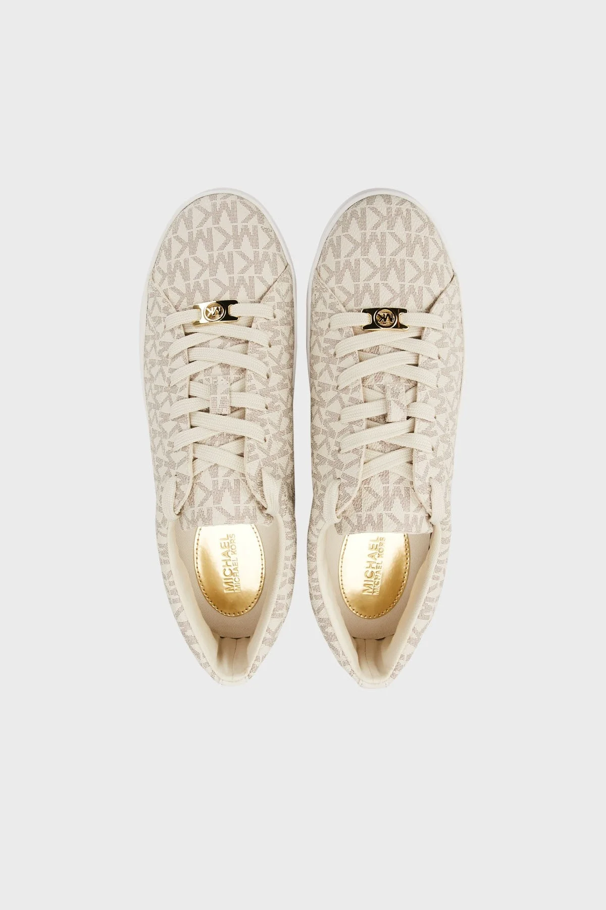 Michael Kors Logolu Sneaker 43R4KTFS1B150 Bayan Ayakkabı 43R4KTFS1B 150 BEJ - 5