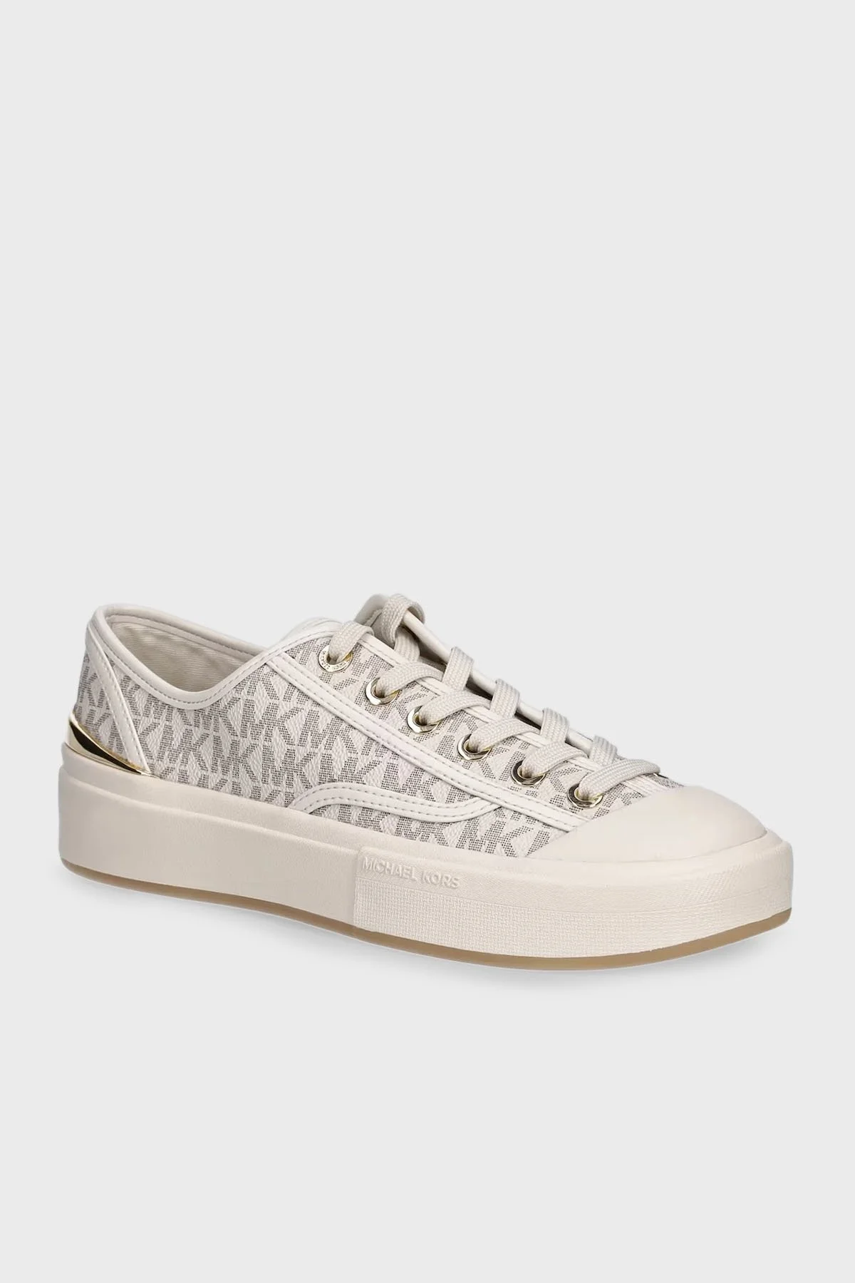 Michael Kors Logolu Sneaker 43S5JUFS1B150 Bayan Ayakkabı 43S5JUFS1B 150 EKRU - 3
