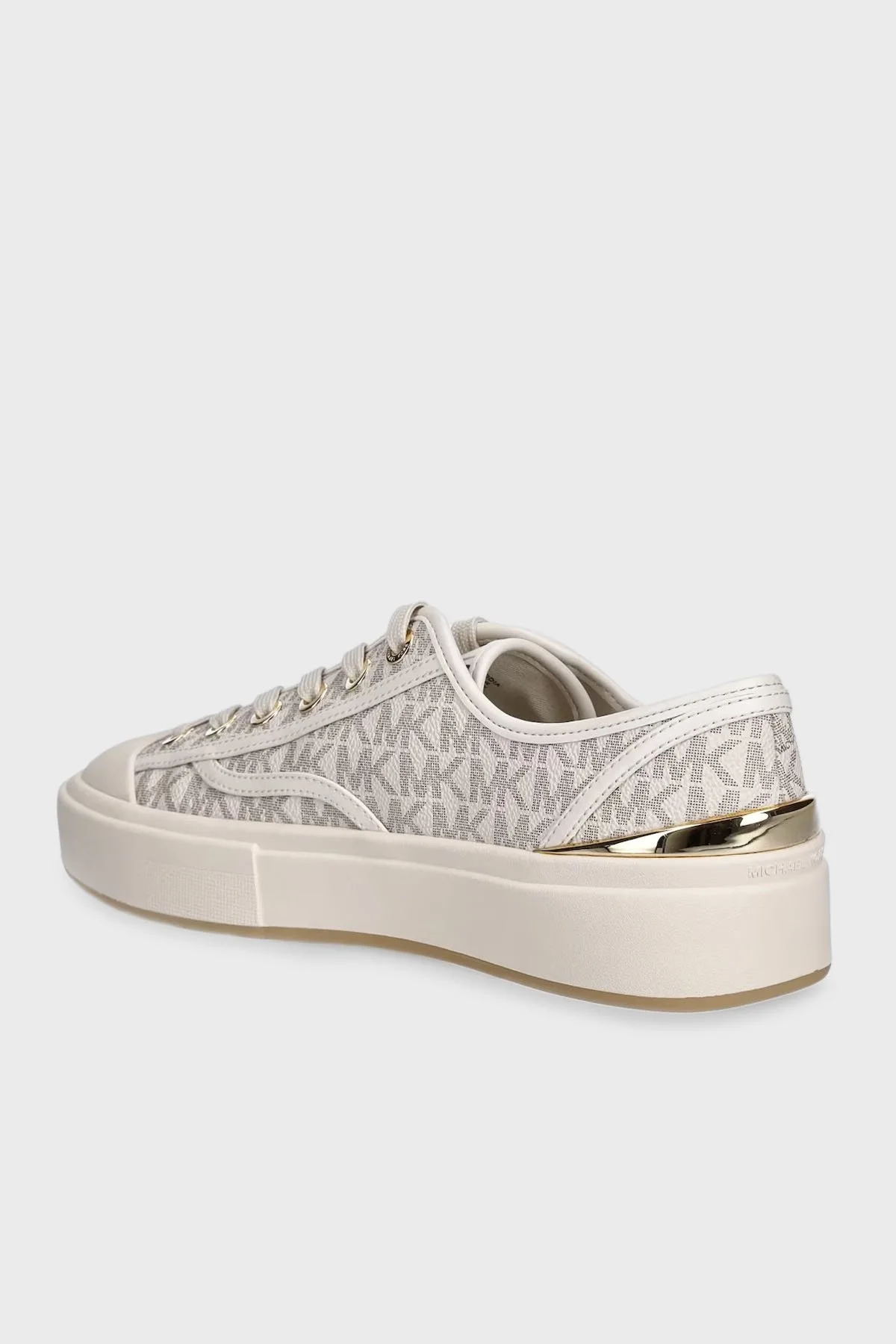Michael Kors Logolu Sneaker 43S5JUFS1B150 Bayan Ayakkabı 43S5JUFS1B 150 EKRU - 5