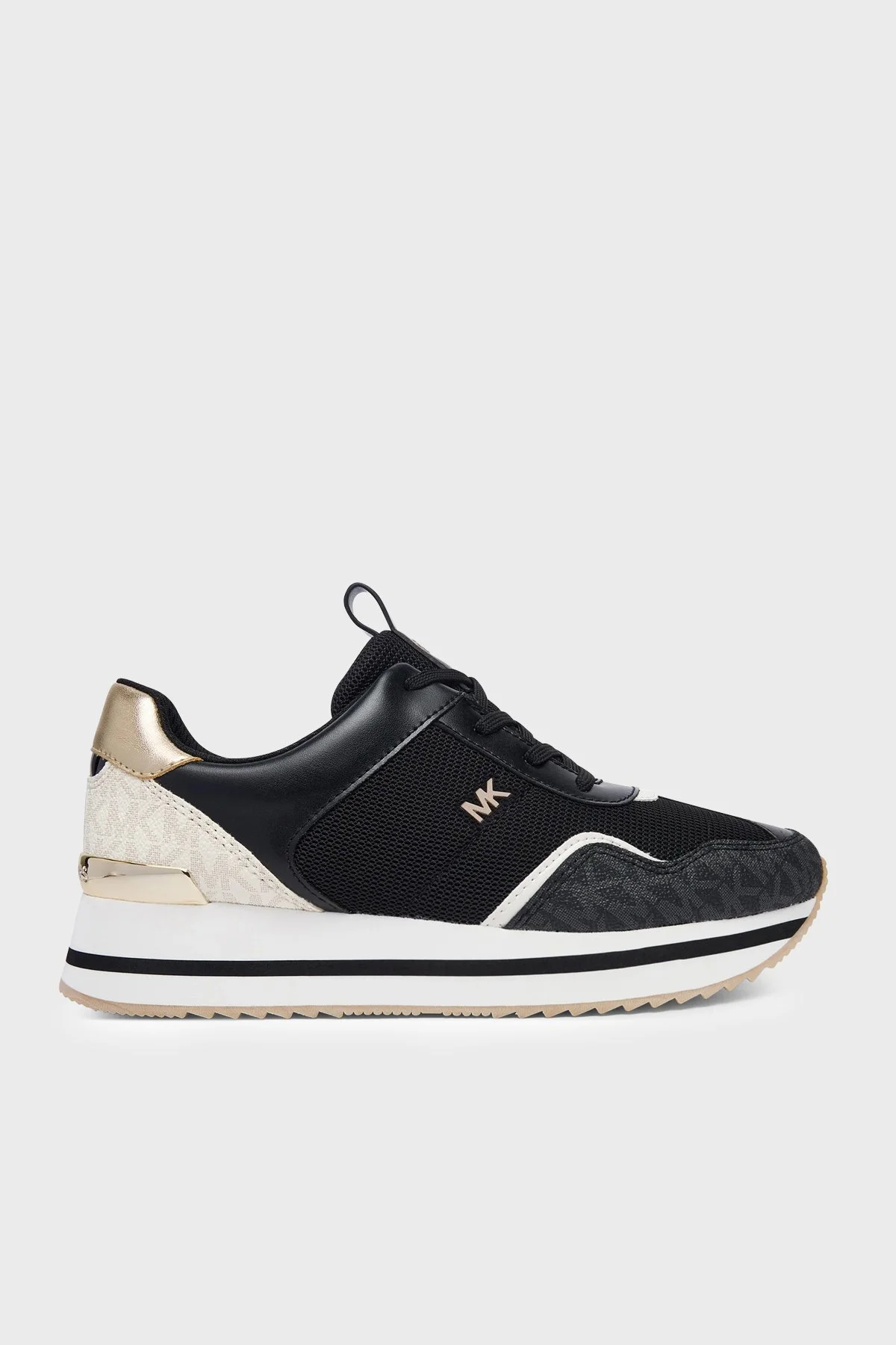 Michael Kors Logolu Sneaker 43T6RNFS1D001 Kadın Ayakkabı 43T6RNFS1D 001 Siyah - 1