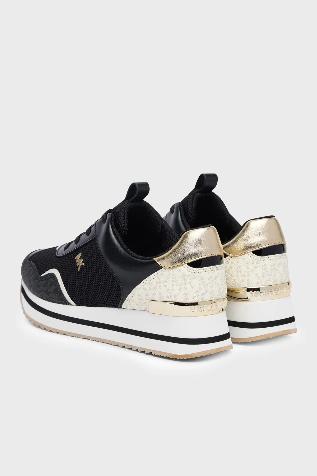 Michael Kors Logolu Sneaker 43T6RNFS1D001 Kadın Ayakkabı 43T6RNFS1D 001 Siyah - 4