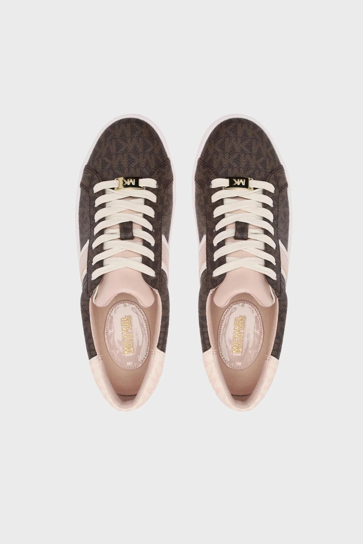 Michael Kors Logolu Sneaker 43F3IRFS1B187 Bayan Ayakkabı 43F3IRFS1B 187 Kahve-Pudra - 5
