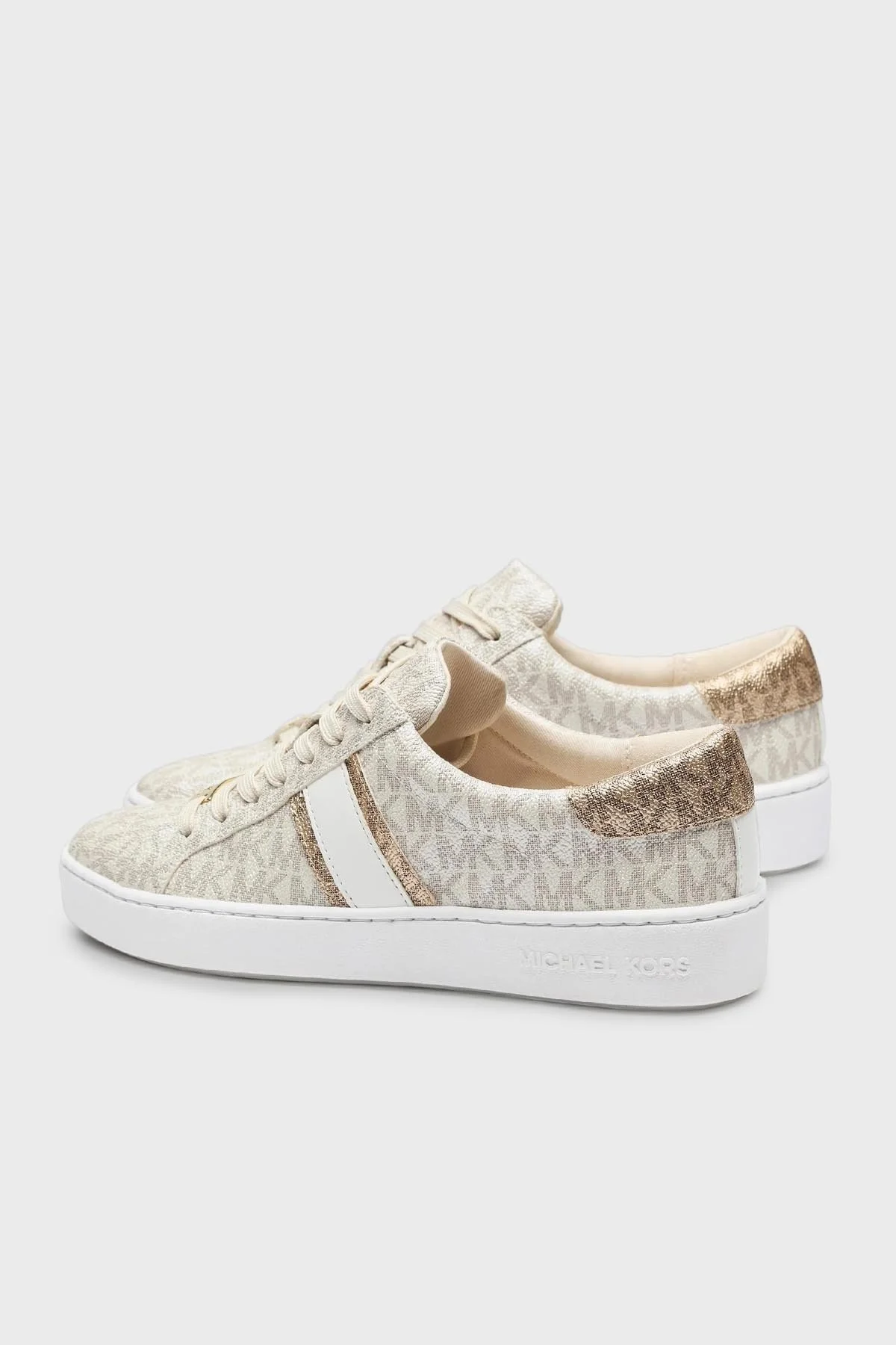 Michael Kors Logolu Sneaker 43F3IRFS2B170 Bayan Ayakkabı 43F3IRFS2B 170 EKRU - 2