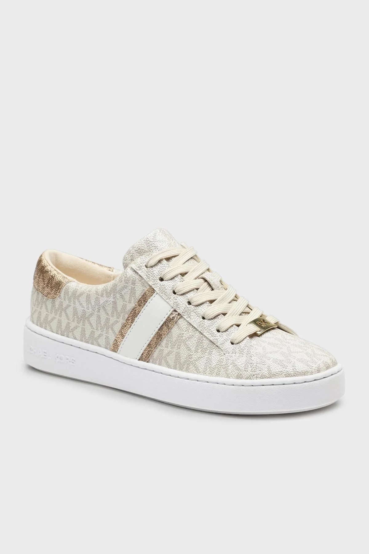 Michael Kors Logolu Sneaker 43F3IRFS2B170 Bayan Ayakkabı 43F3IRFS2B 170 EKRU - 4