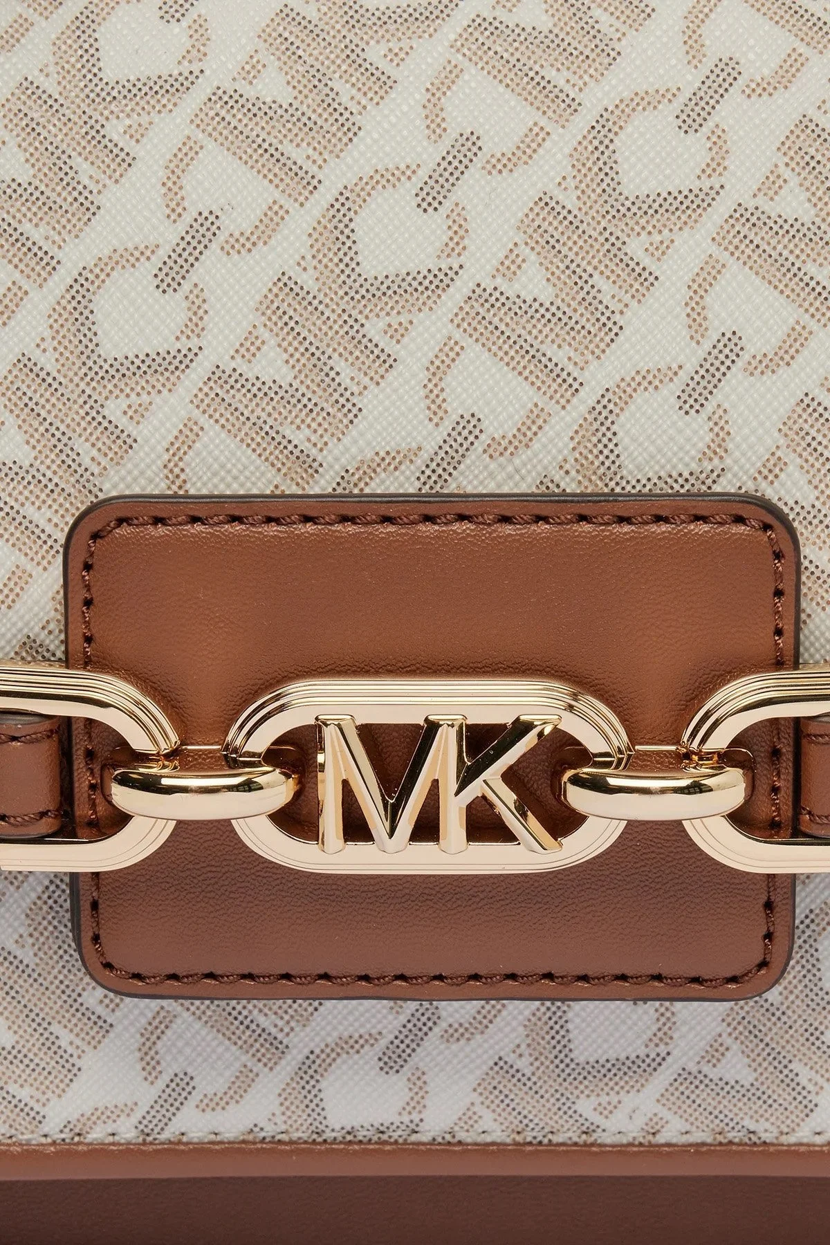 Michael Kors Logolu Zincir Askılı 30R4G7HL3B099 Bayan Çanta 30R4G7HL3B 099 BEJ - 12