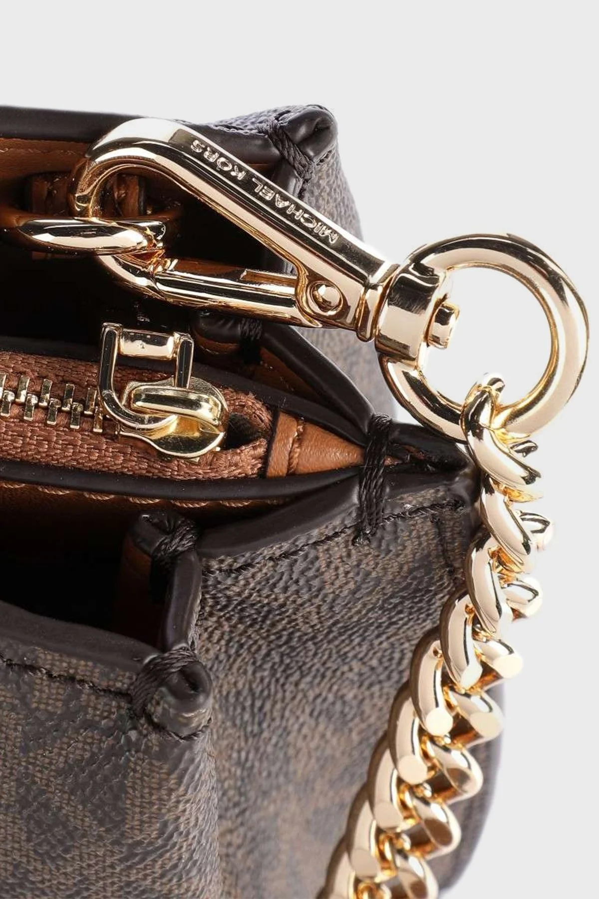 Michael Kors Logolu Zincir Askılı 30S3GR0M2B252 Bayan Çanta 30S3GR0M2B 252 KAHVE - 3