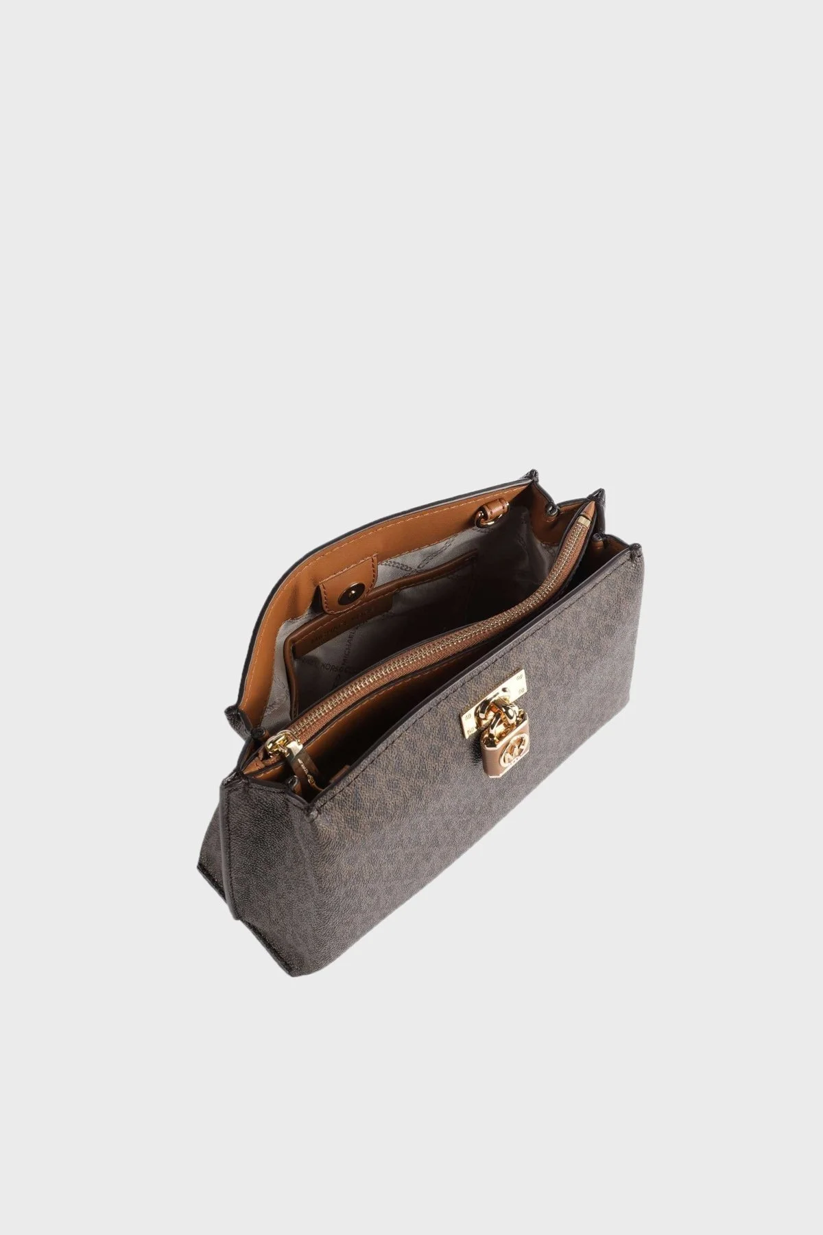 Michael Kors Logolu Zincir Askılı 30S3GR0M2B252 Bayan Çanta 30S3GR0M2B 252 KAHVE - 4